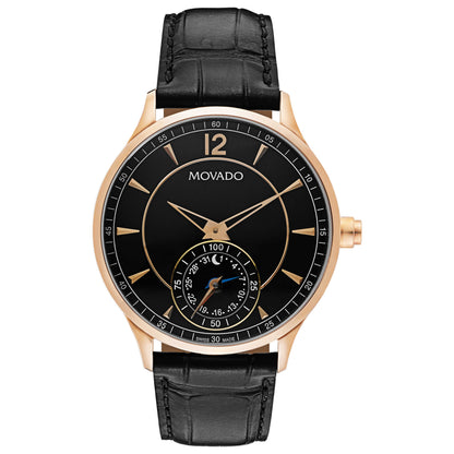 Front view of Movado Circa Men's Swiss Quartz (Battery-Powered) Watch 0660009