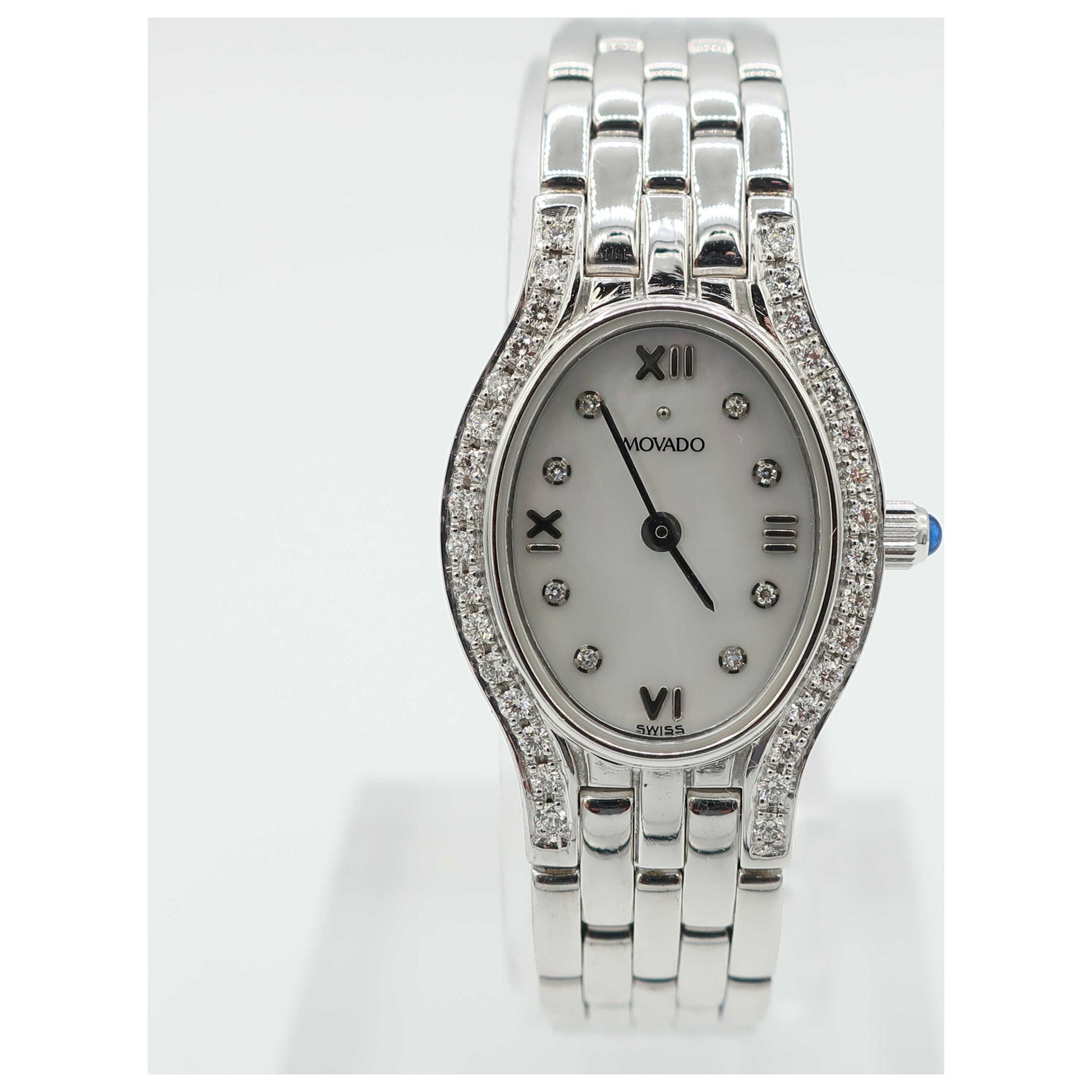 Front view of Movado Lumeti Women's Swiss Quartz (Battery-Powered) Watch 0690996-SD2