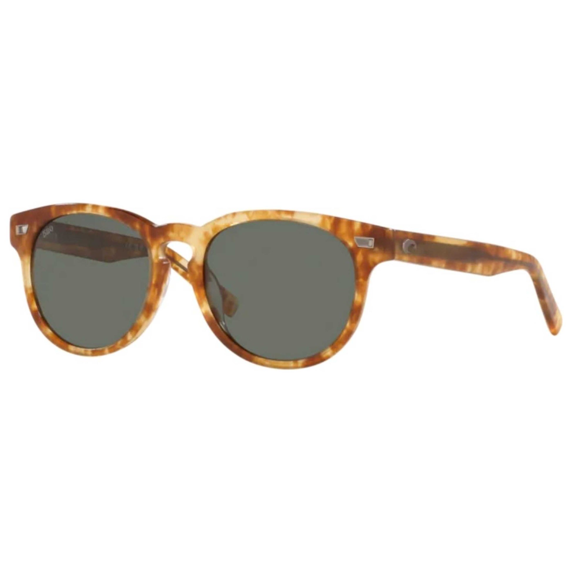 Front view of Costa del Mar Shiny Kelp Men's Sunglasses 06S2007
