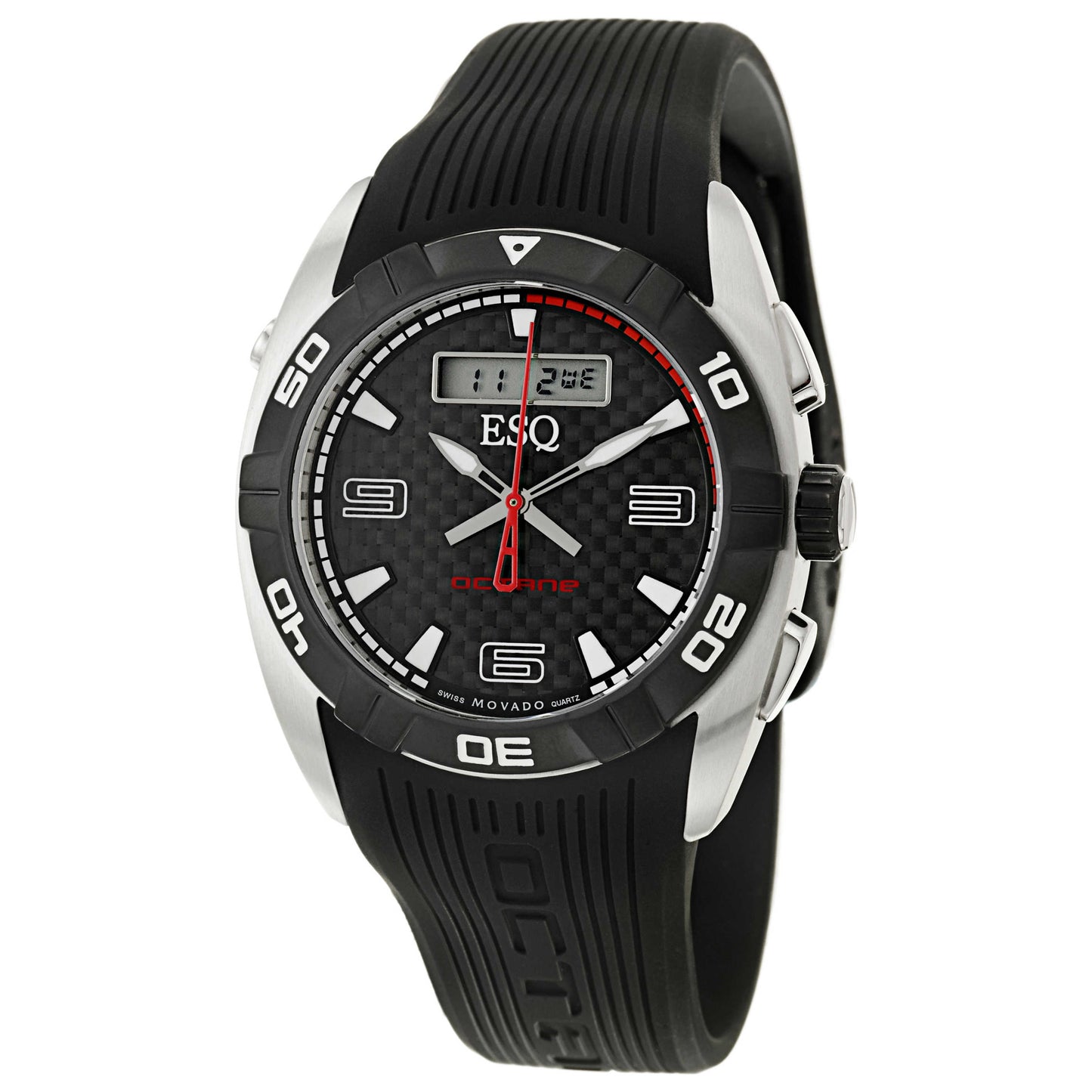 Front view of ESQ by Movado Octane Men's Swiss Quartz (Battery-Powered) Watch 07301376