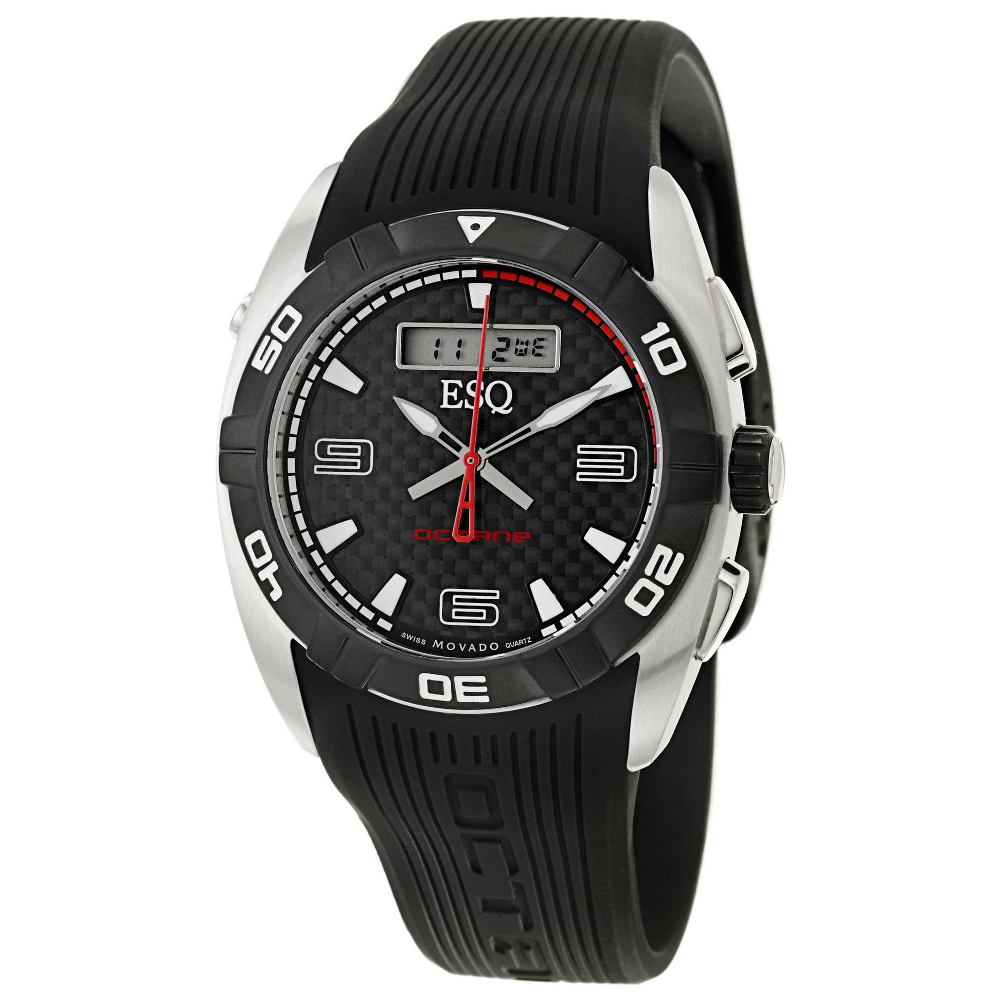 Front view of ESQ by Movado Octane Men's Swiss Quartz (Battery-Powered) Watch 07301376