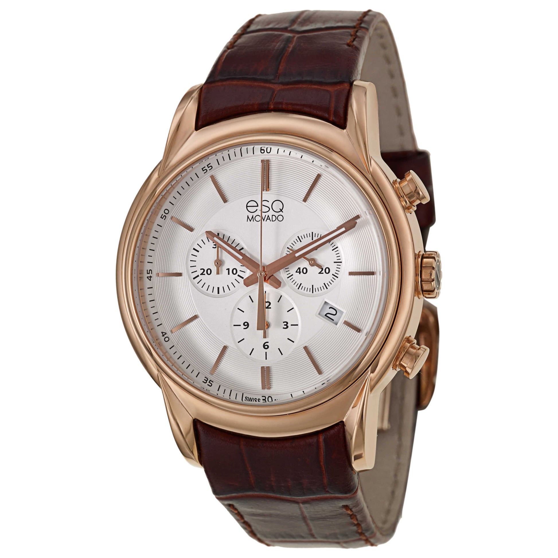 Front view of ESQ by Movado Quest Men's Swiss Quartz (Battery-Powered) Watch 07301401