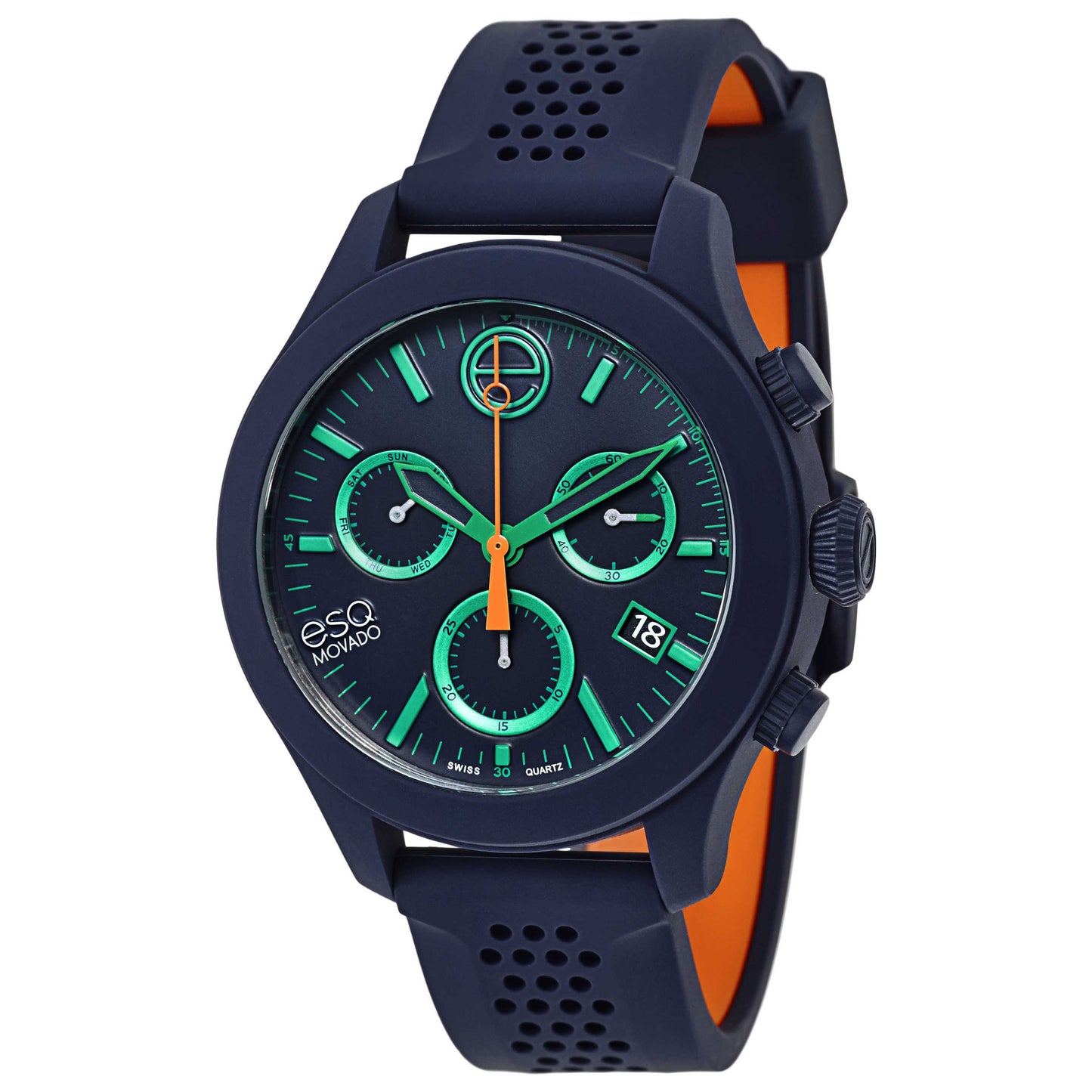 Front view of ESQ by Movado One Men's Swiss Quartz (Battery-Powered) Watch 07301461