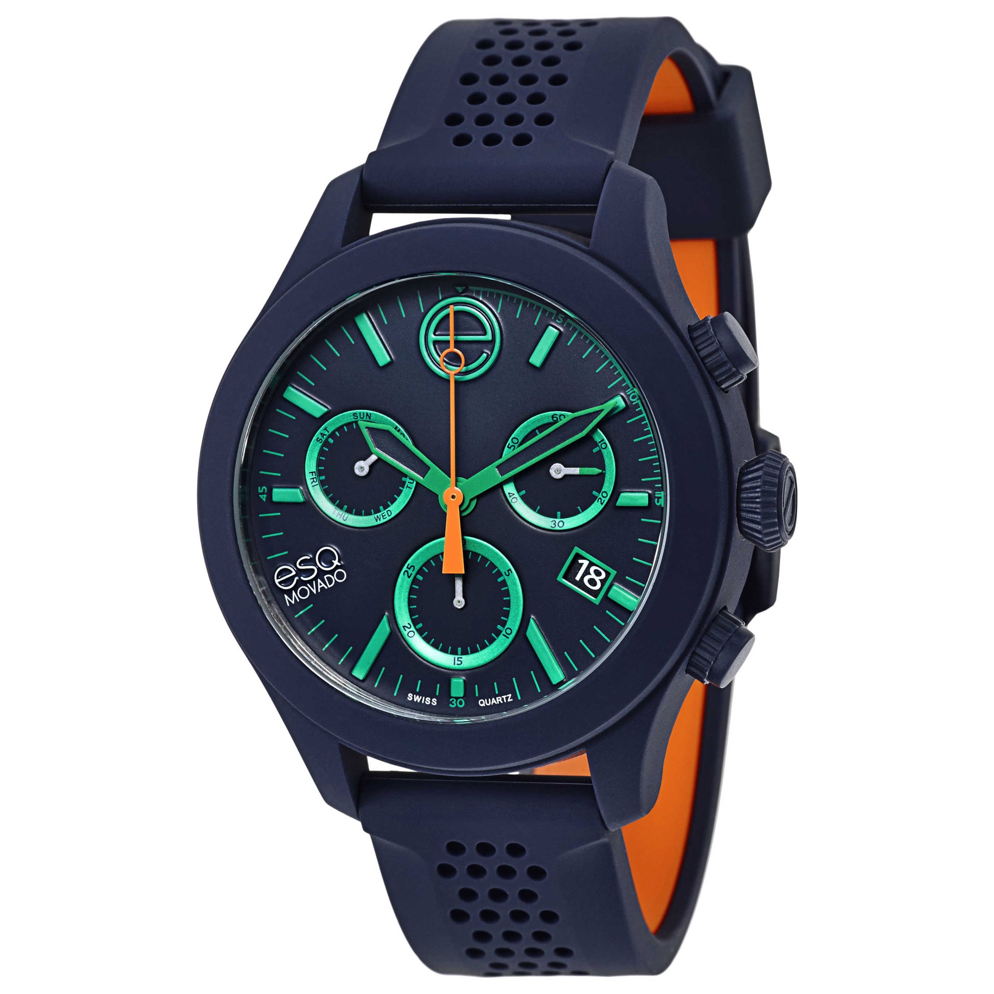Front view of ESQ by Movado One Men's Swiss Quartz (Battery-Powered) Watch 07301461