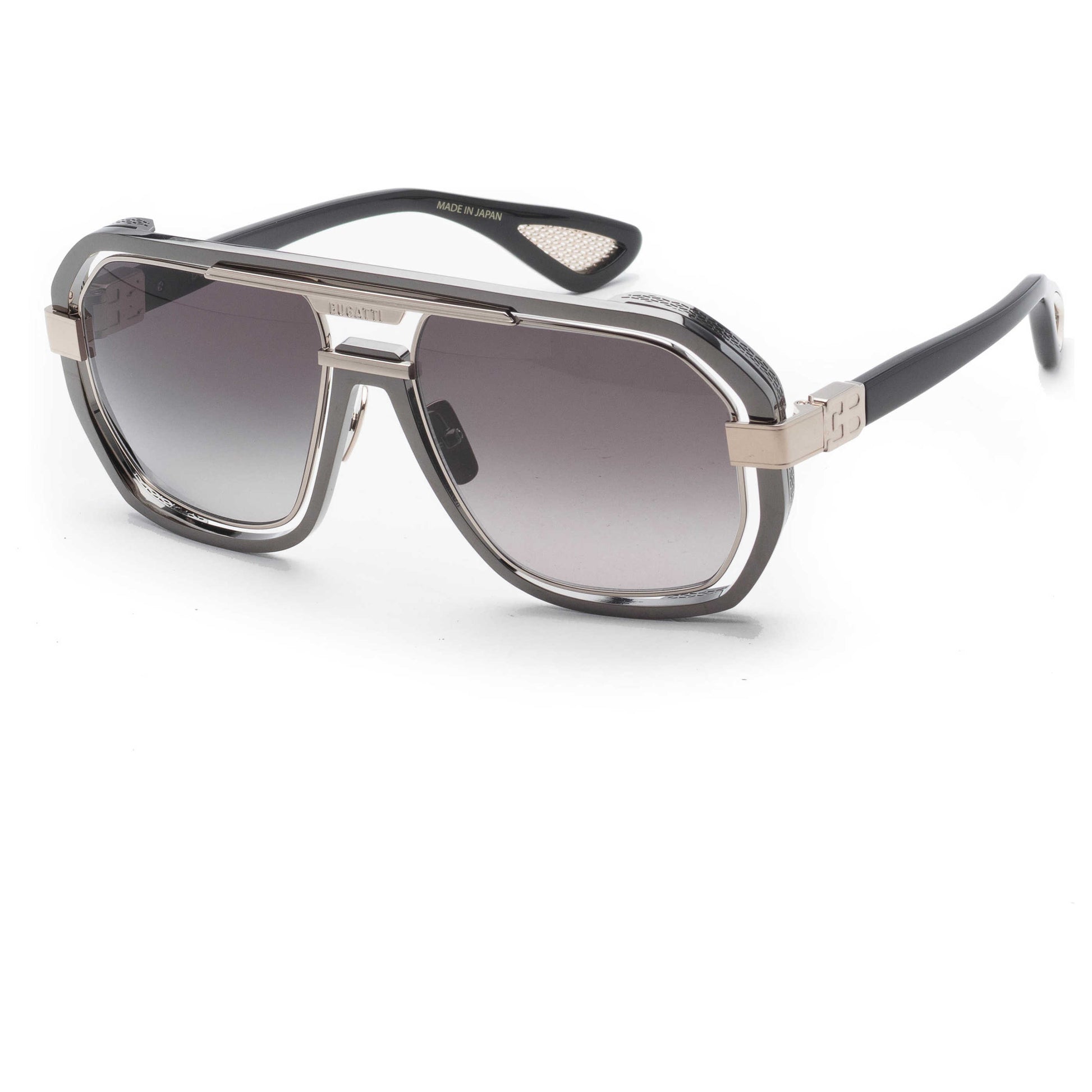 Front view of Bugatti Men's Sunglasses 08-GM-WG