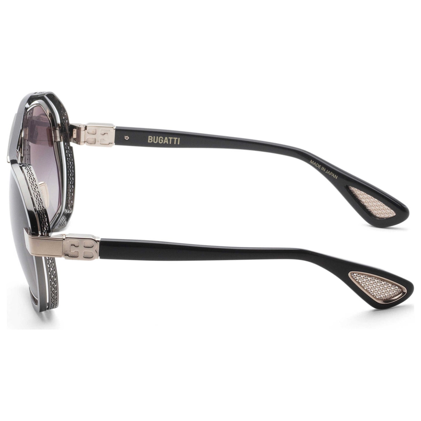 Left view of Bugatti Men's Sunglasses 08-GM-WG