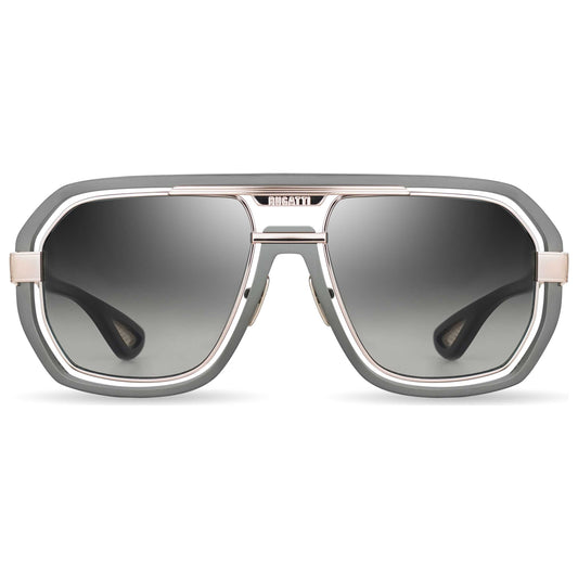 Front view of Bugatti Men's Sunglasses 08-MGM-RG
