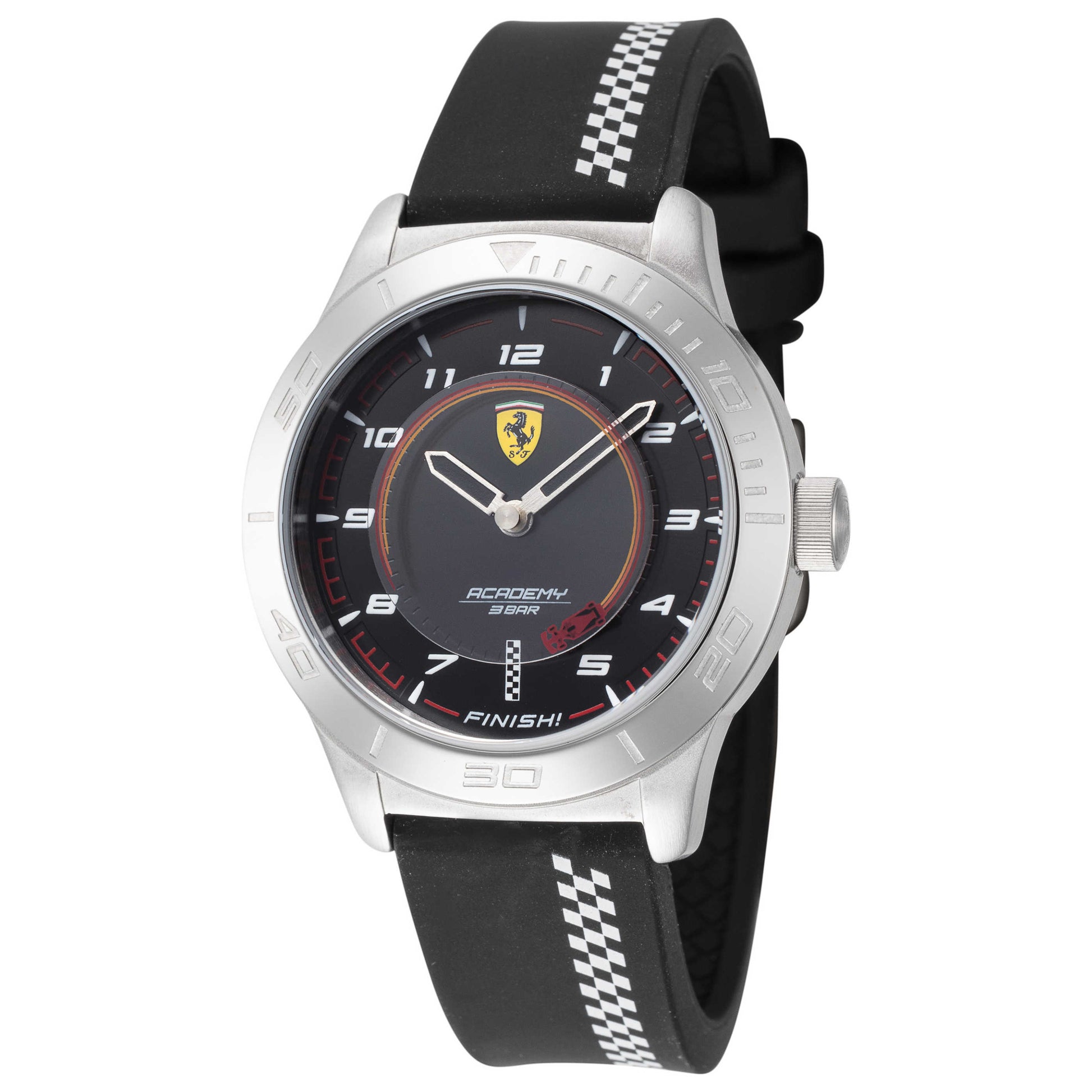 Front view of Scuderia Ferrari Academy for Kids Unisex Quartz Watch 0810027