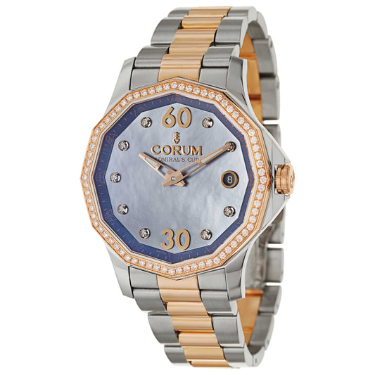 Front view of Corum Admiral's Cup Women's Automatic Watch 082-101-29-V200-PK10