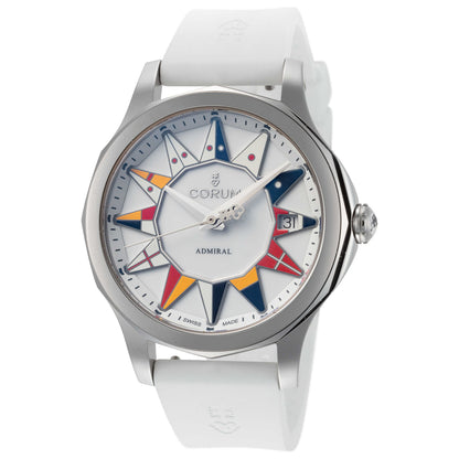 Front view of Corum Admiral's Cup Men's Automatic Watch 082-200-20-0379-BL12