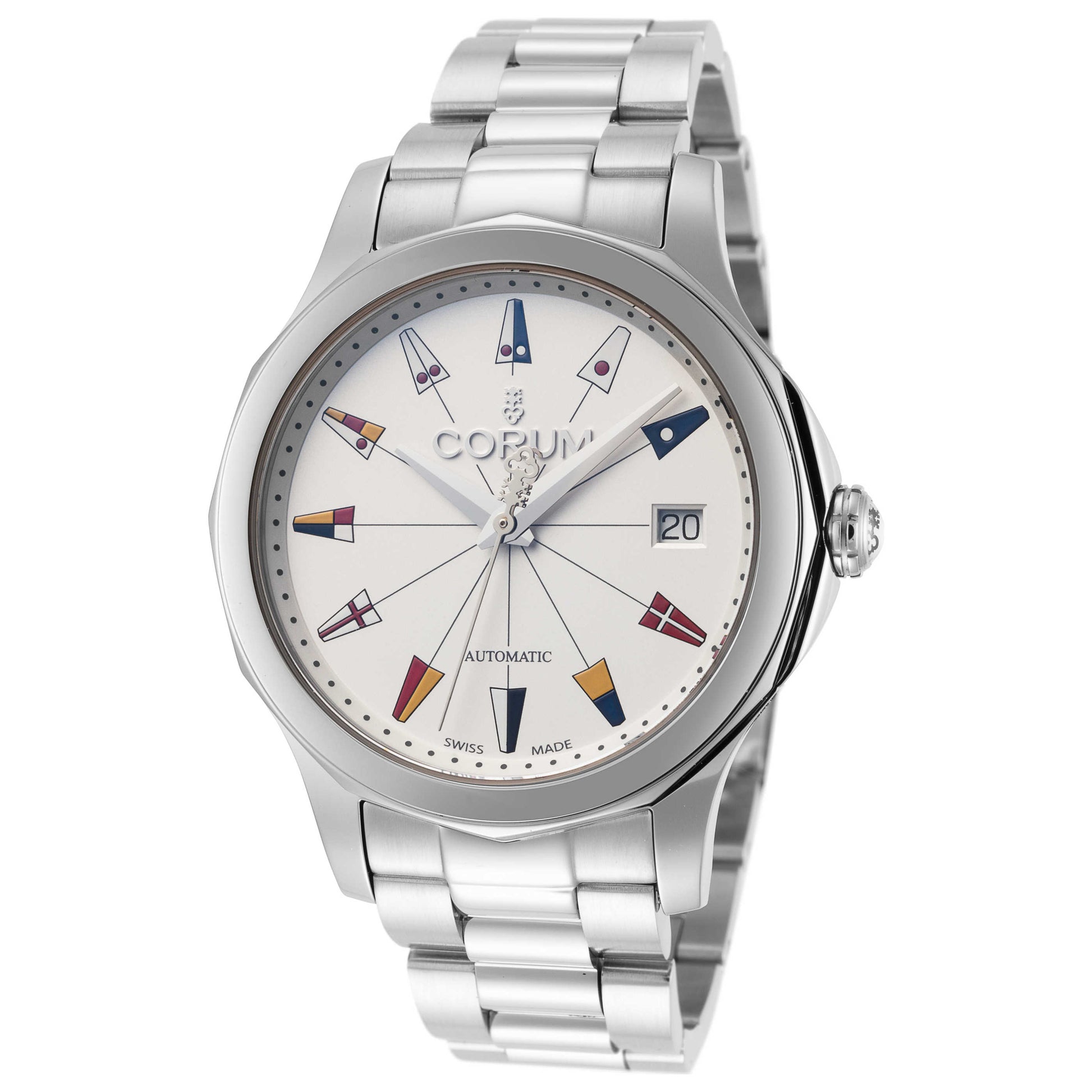 Front view of Corum Admiral's Cup Men's Automatic Watch 082-200-20-V200-AA12