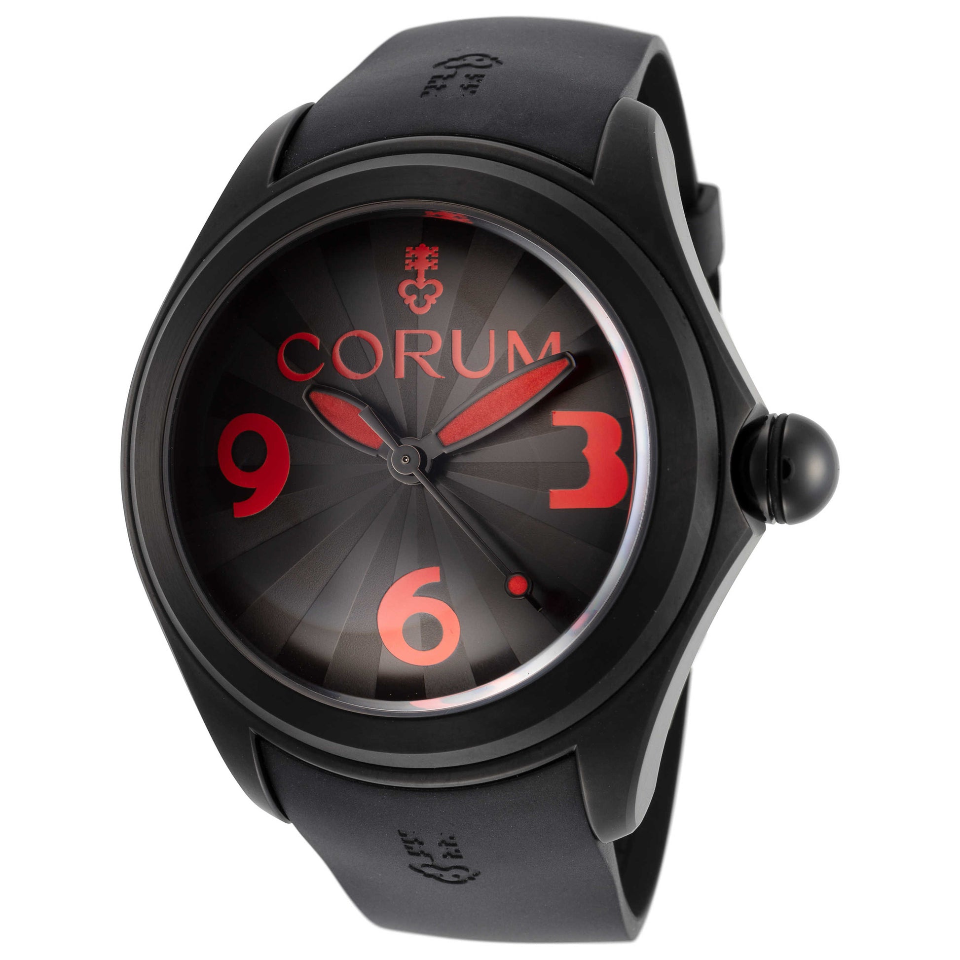 Front view of Corum Bubble Men's Automatic Watch 082-310-98-0371-BR01