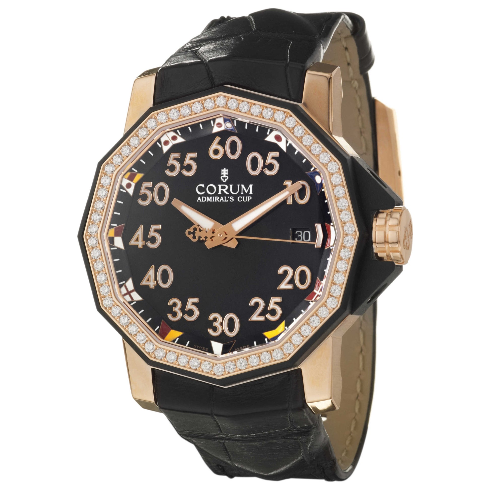 Front view of Corum Admiral's Cup Women's Automatic Watch 082-954-85-0081-PN33
