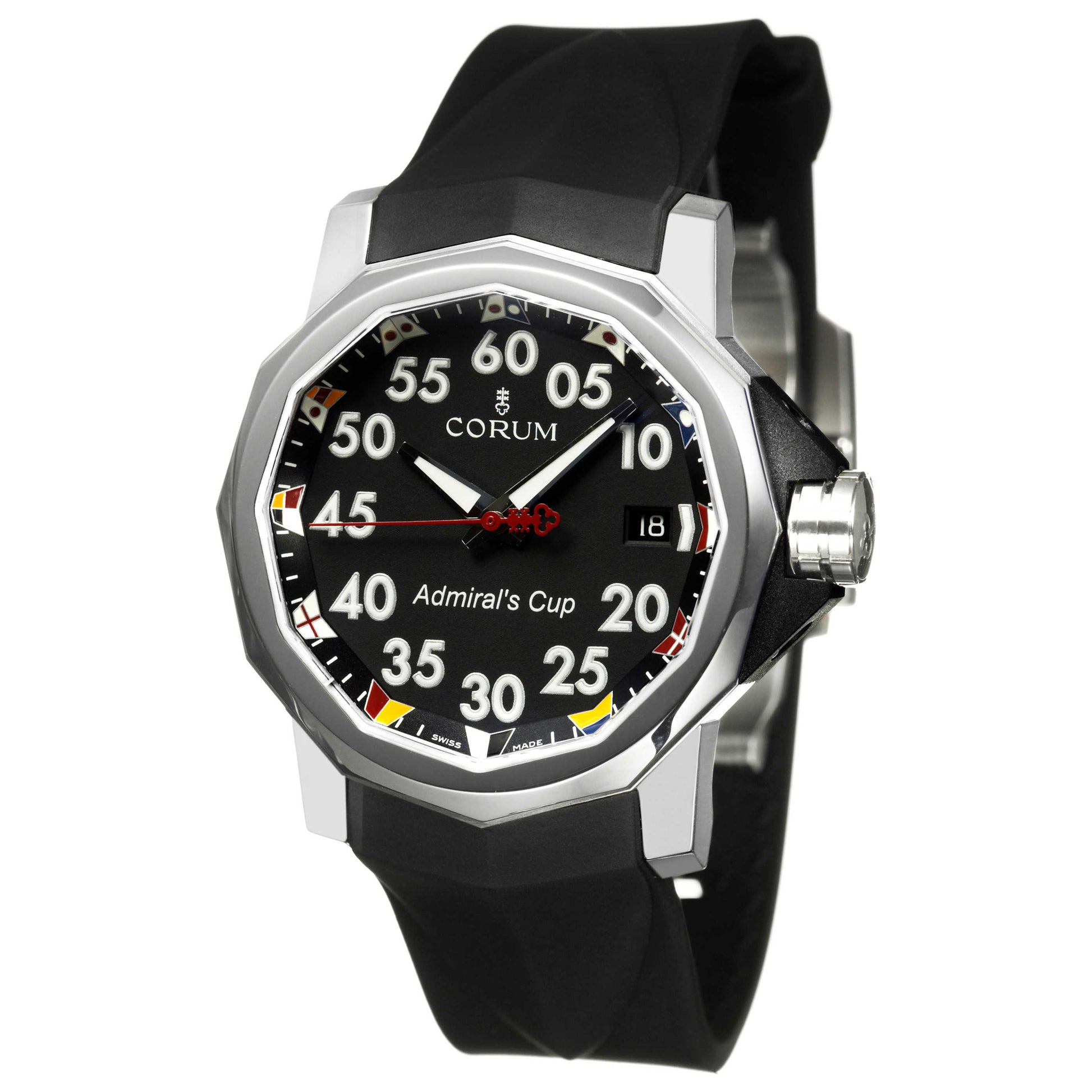 Front view of Corum Admiral Cup Men's Automatic Watch 082-960-20-F371-AN12