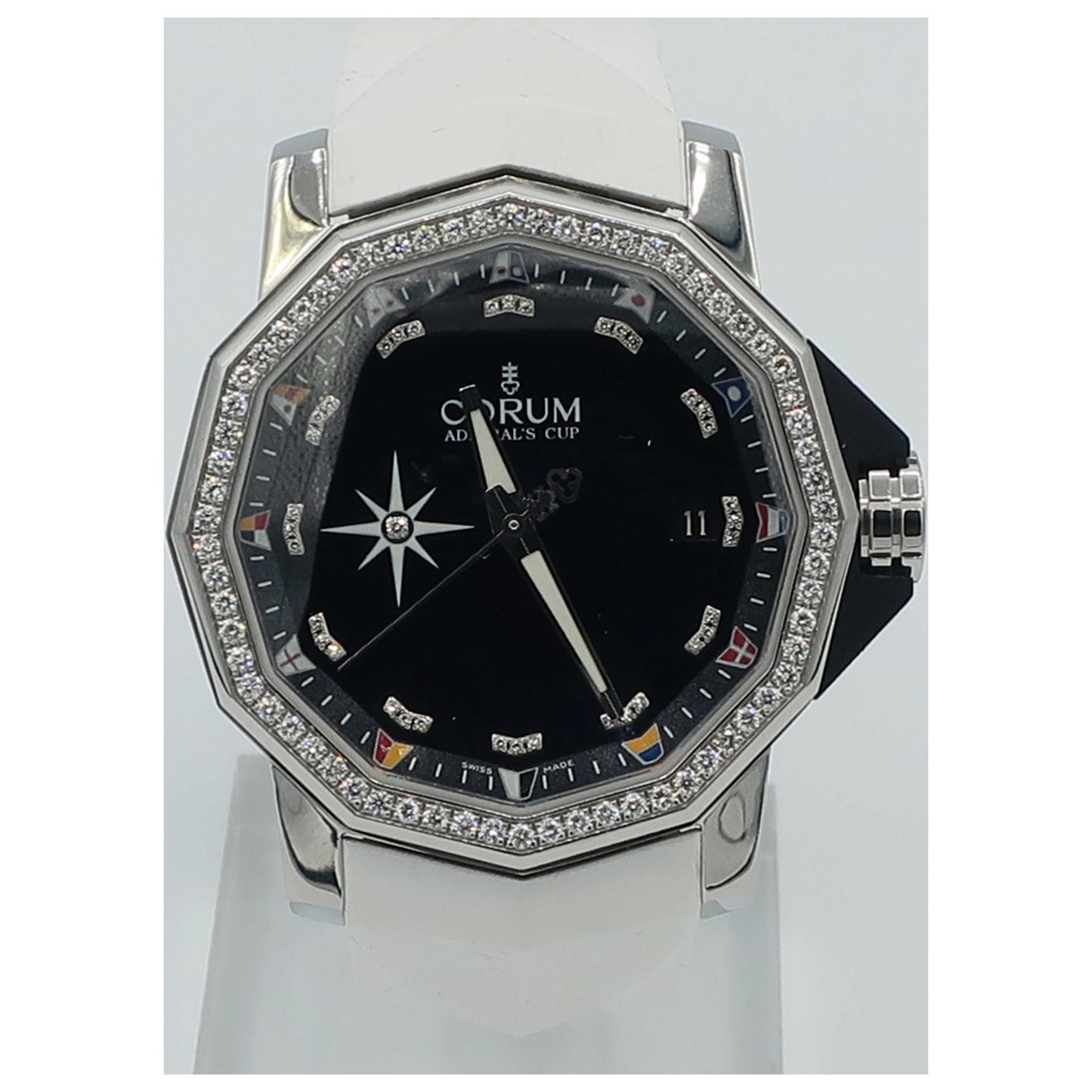 Front view of Corum Admiral's Cup Men's Automatic Watch 082-96147F379PN13-SD