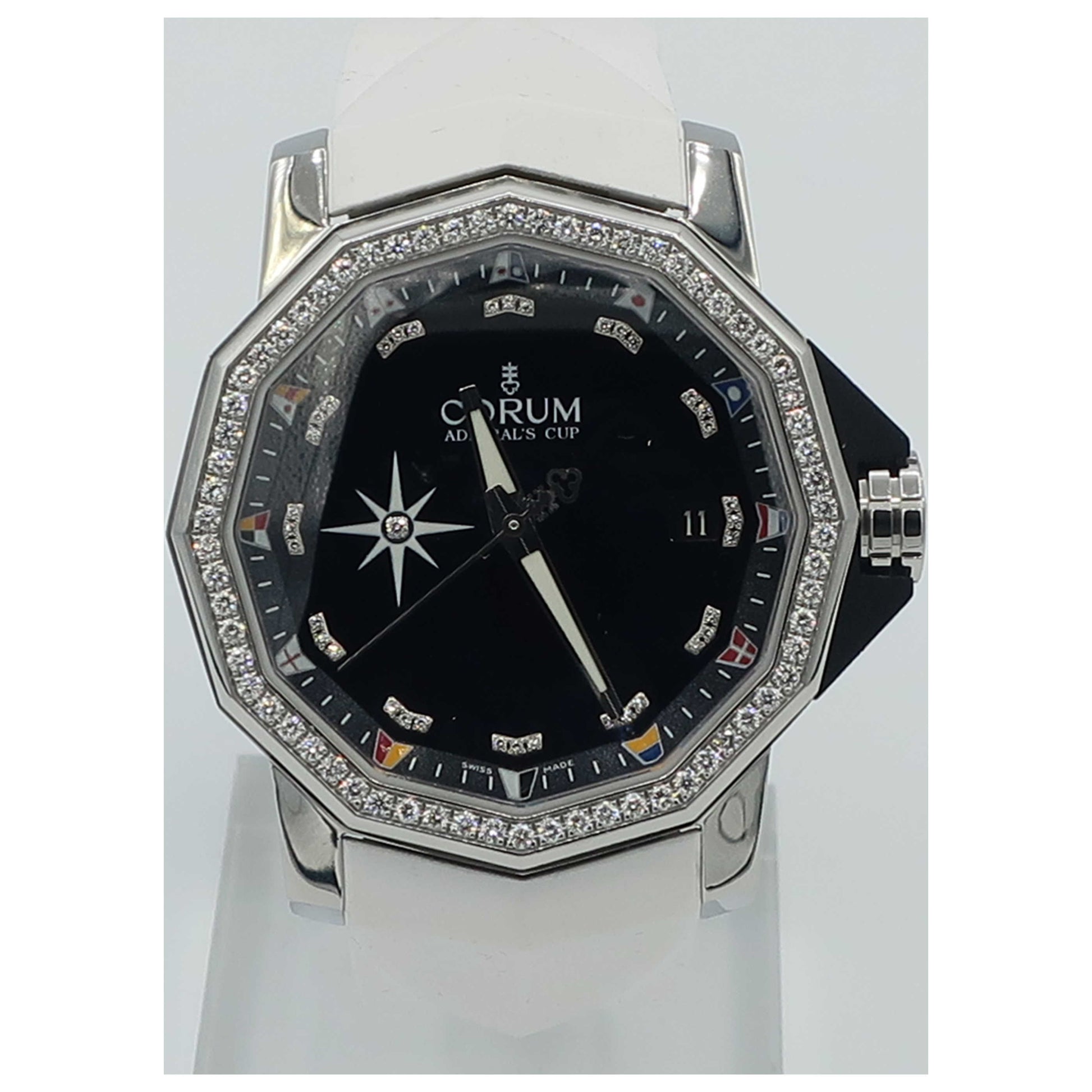 Front view of Corum Admiral's Cup Men's Automatic Watch 082-96147F379PN13-SD