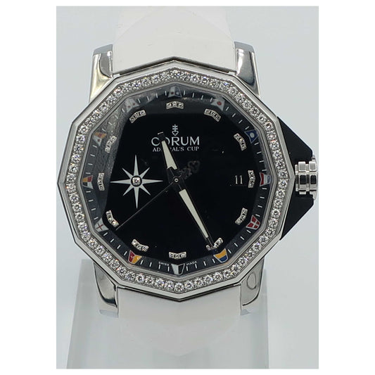 Front view of Corum Admiral's Cup Men's Automatic Watch 082-96147F379PN13-SD
