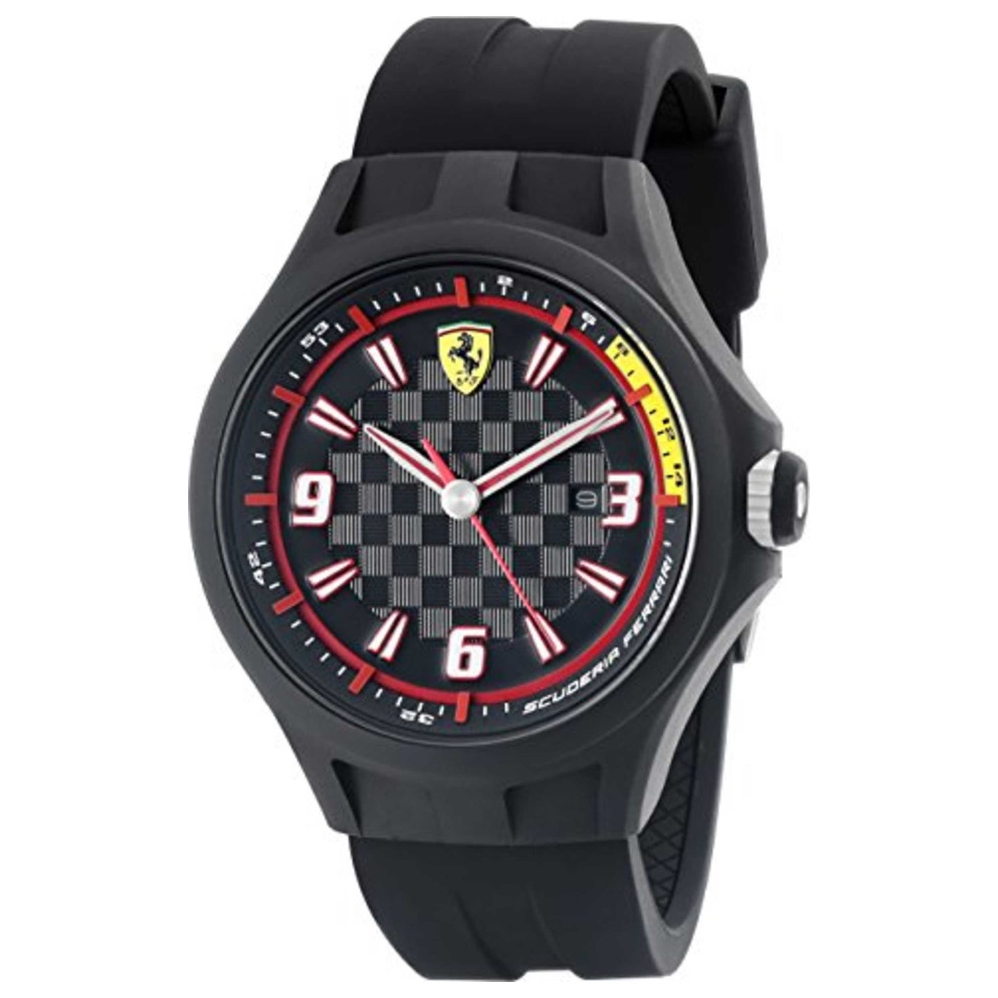 Front view of Ferrari Pit Crew Men's Quartz Watch 0830005