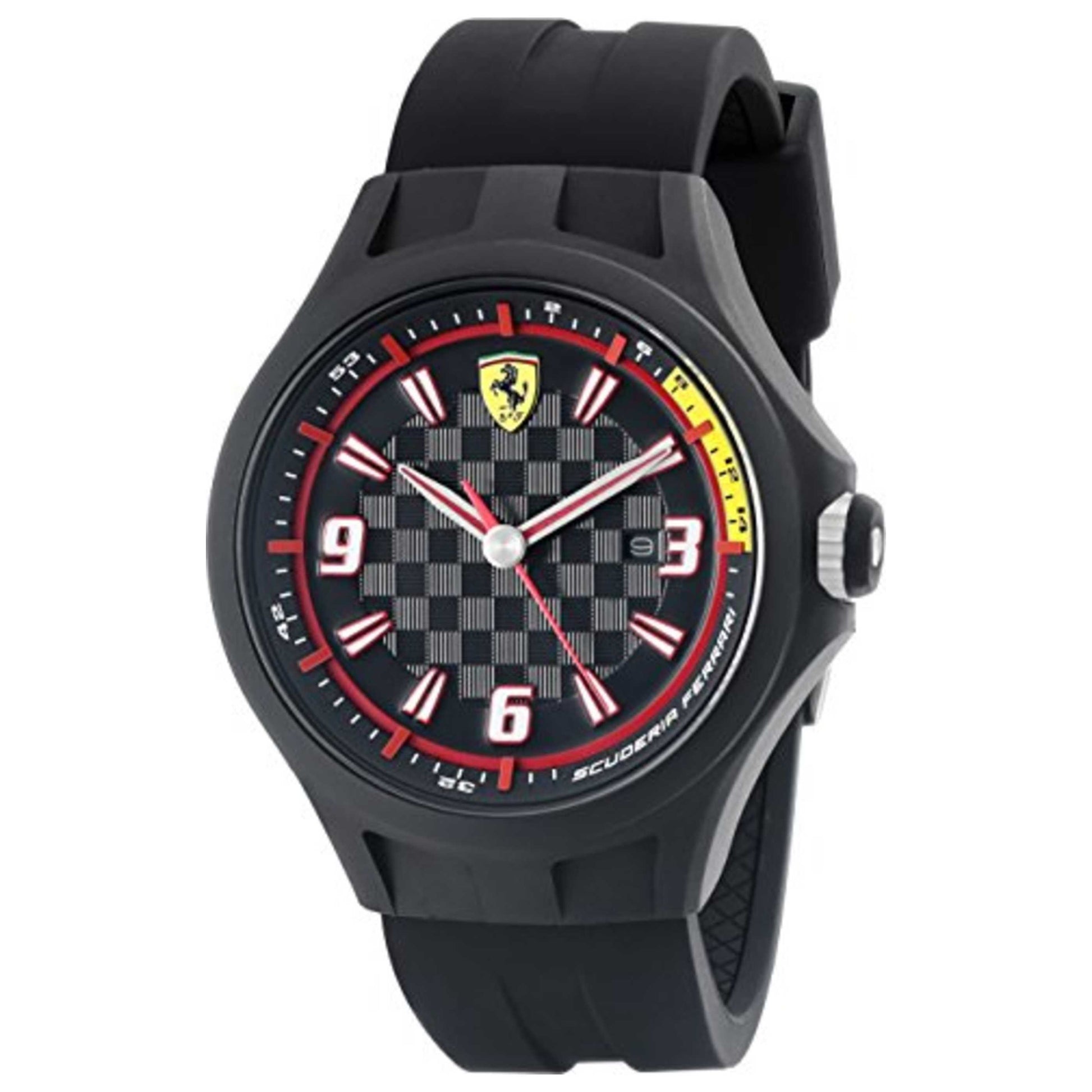 Front view of Ferrari Pit Crew Men's Quartz Watch 0830005