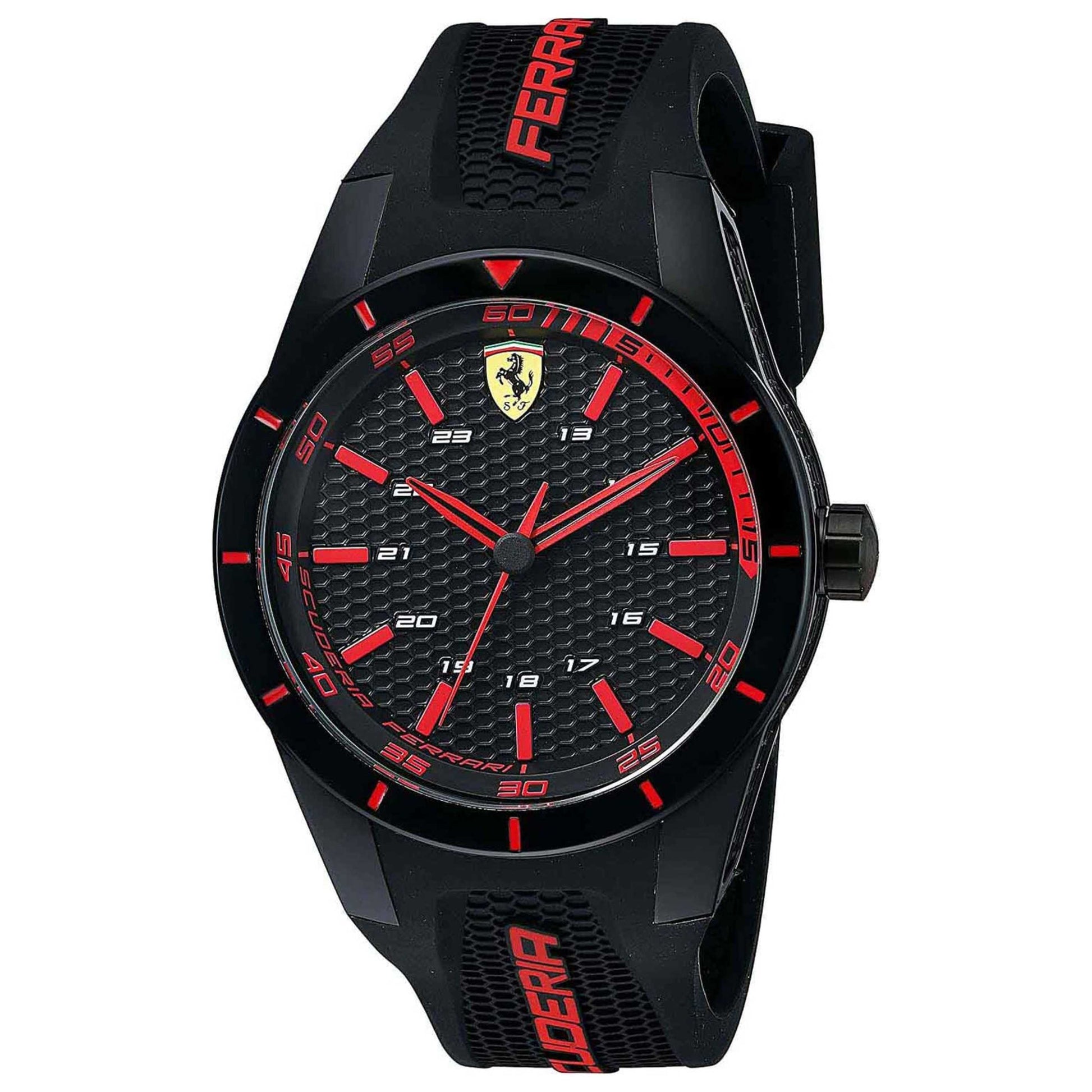 Front view of Scuderia Ferrari Redrev Men's Quartz Watch 0830245