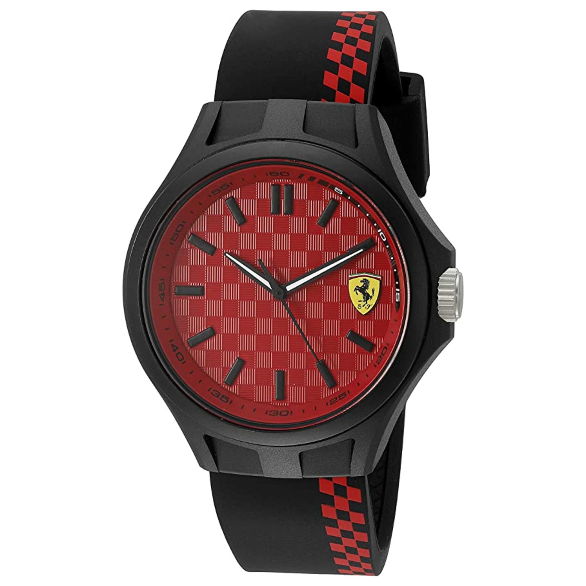 Front view of Scuderia Ferrari Pit Crew Men's Quartz Watch 0830325