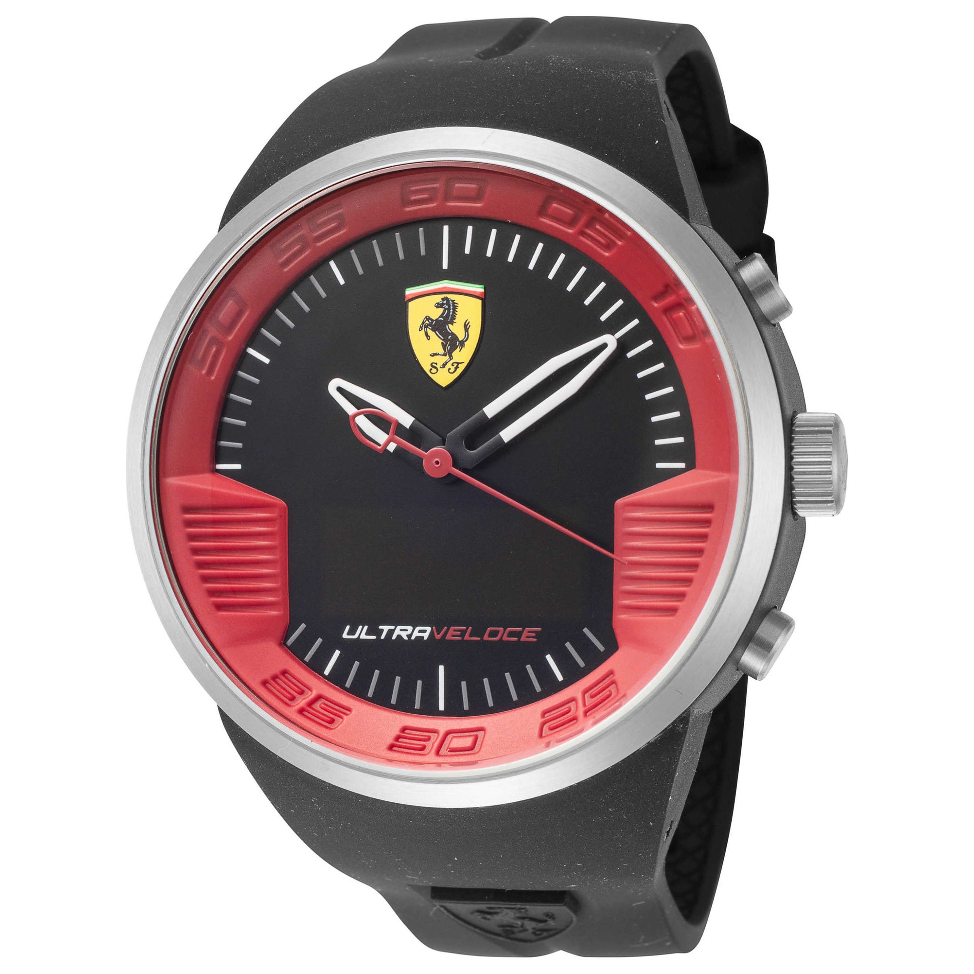 Front view of Ferrari Ultraveloce Men's Quartz Watch 0830373
