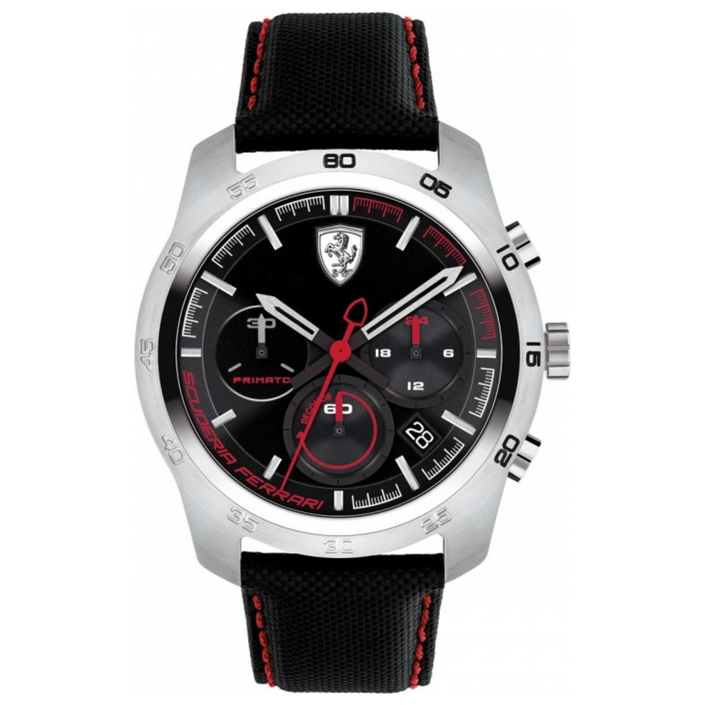 Front view of Scuderia Ferrari Primato Men's Quartz Watch 0830444