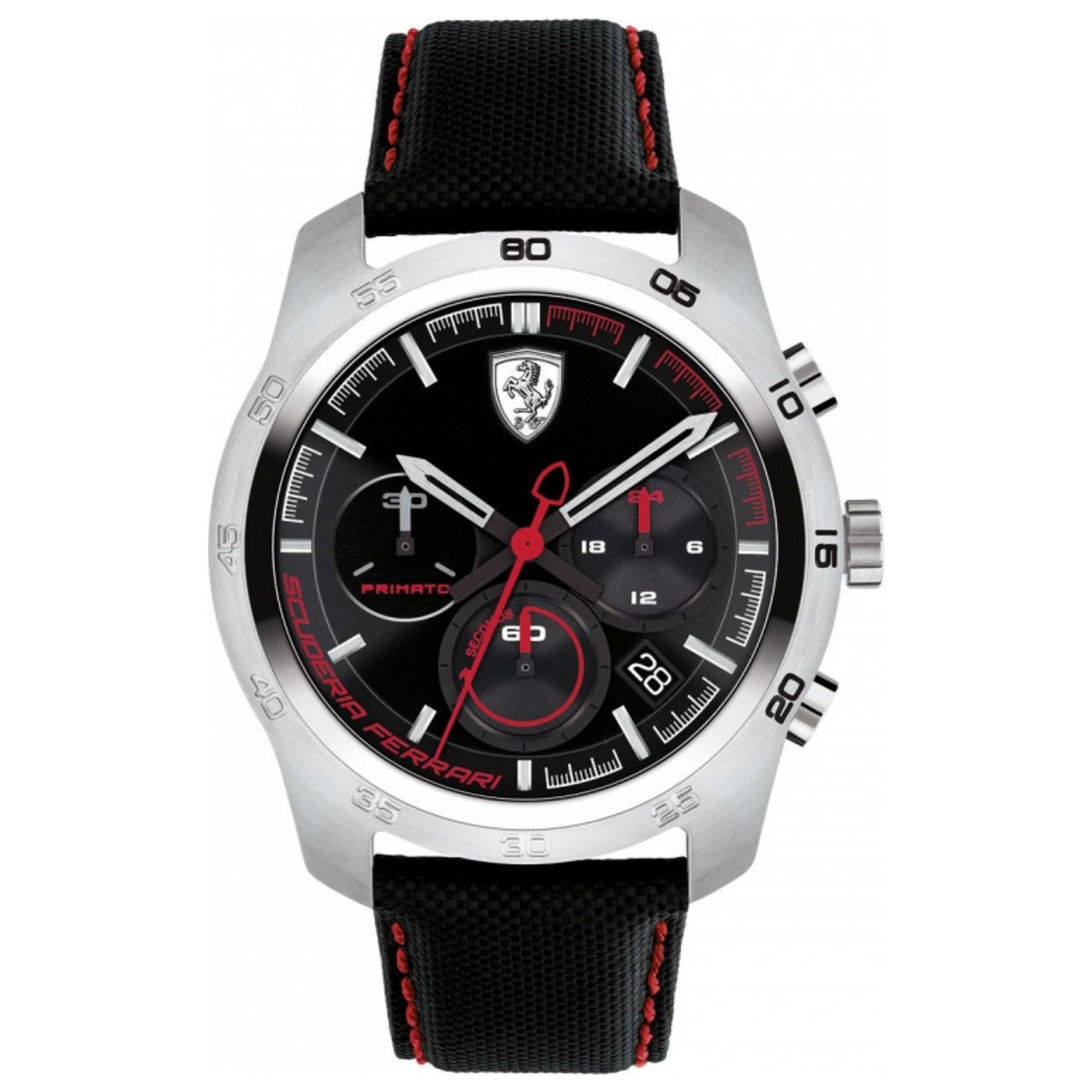 Front view of Scuderia Ferrari Primato Men's Quartz Watch 0830444