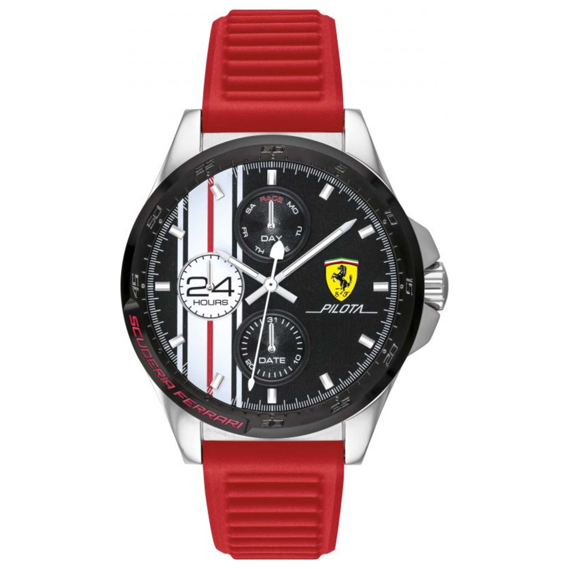 Front view of Scuderia Ferrari Pilota Men's Quartz Watch 0830657
