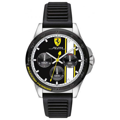 Front view of Scuderia Ferrari Pilota Men's Quartz Watch 0830659