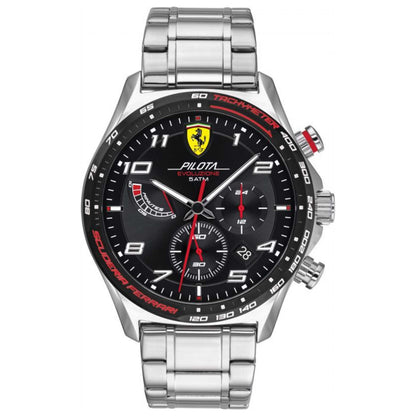 Front view of Scuderia Ferrari Pilota Evo Men's Quartz Watch 0830720