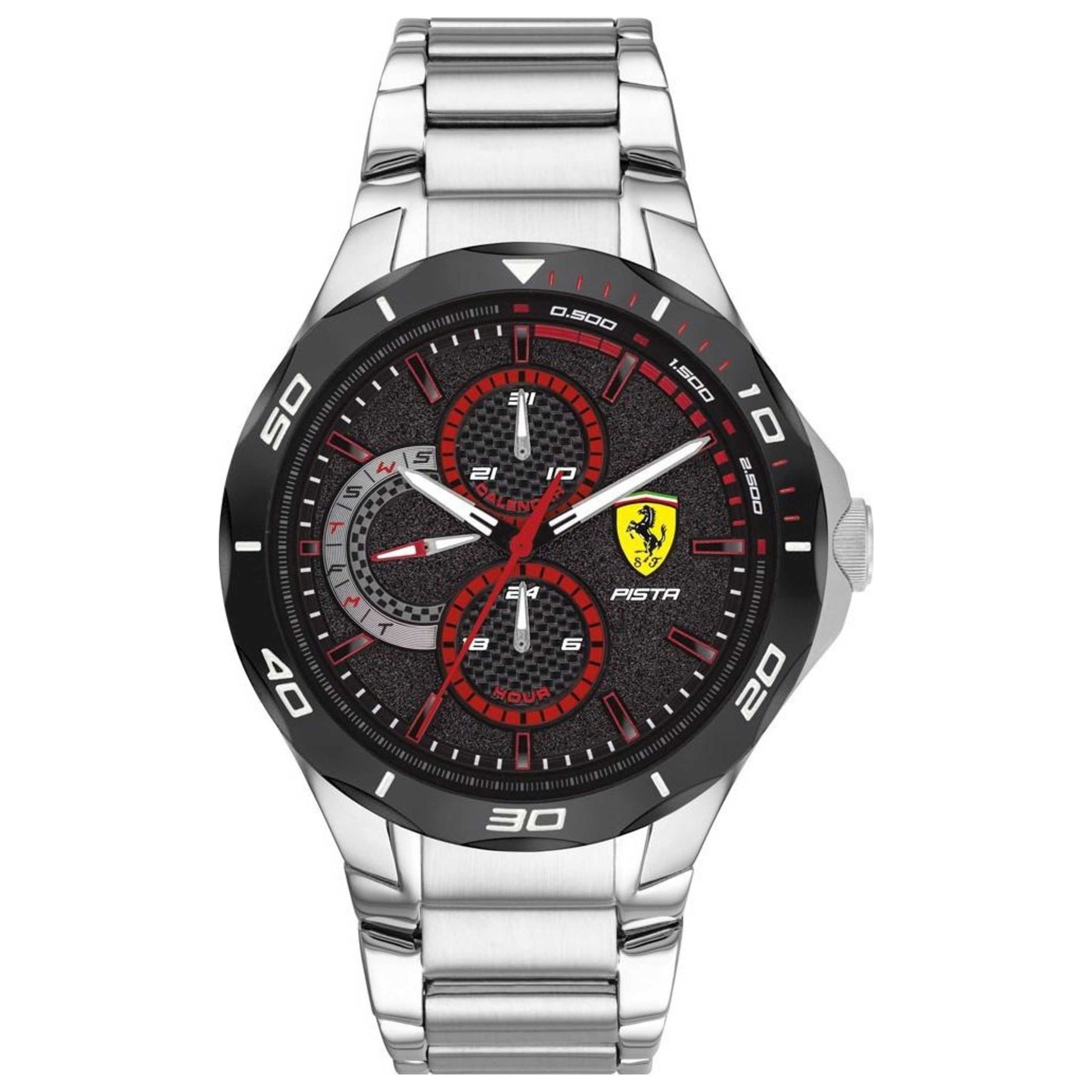 Front view of Scuderia Ferrari Pista Men's Quartz Watch 0830726