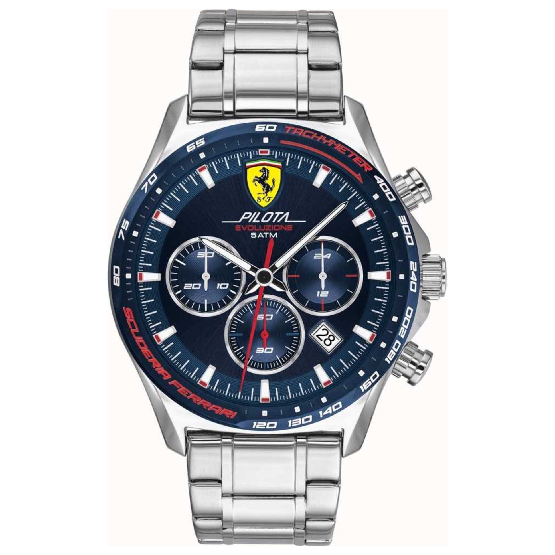 Front view of Scuderia Ferrari Pilota Evo Men's Quartz Watch 0830749