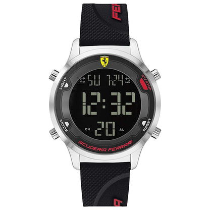 Front view of Scuderia Ferrari Digitrack Men's Quartz Watch 0830756