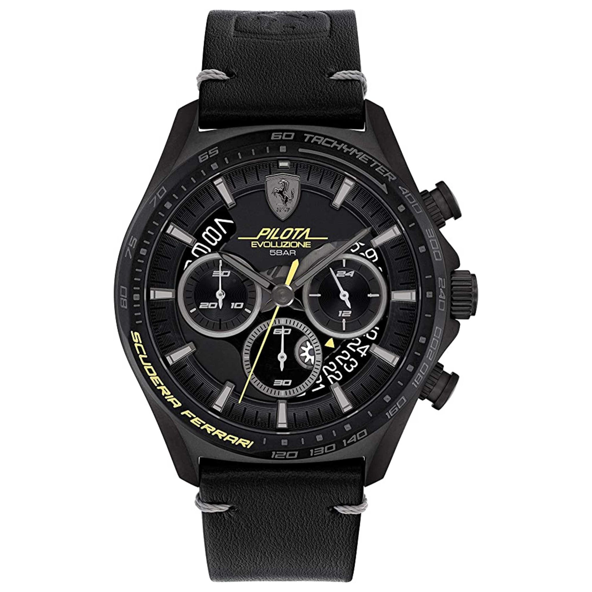 Front view of Scuderia Ferrari Pilot Evo Men's Quartz Watch 0830823