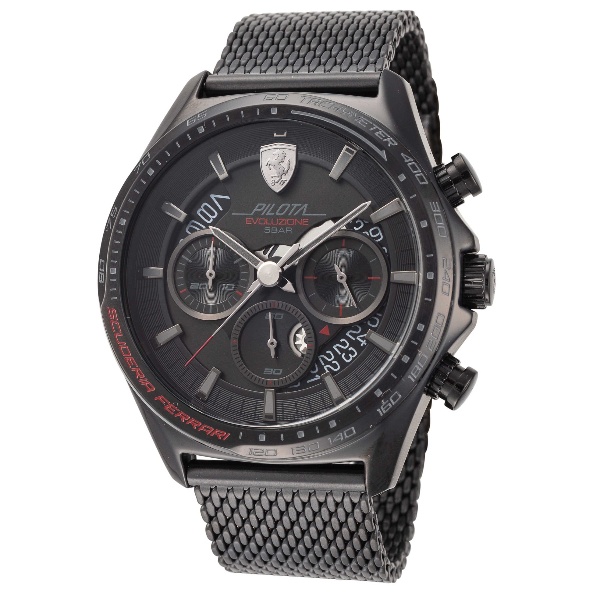Front view of Scuderia Ferrari Pilot Evo Men's Quartz Watch 0830827