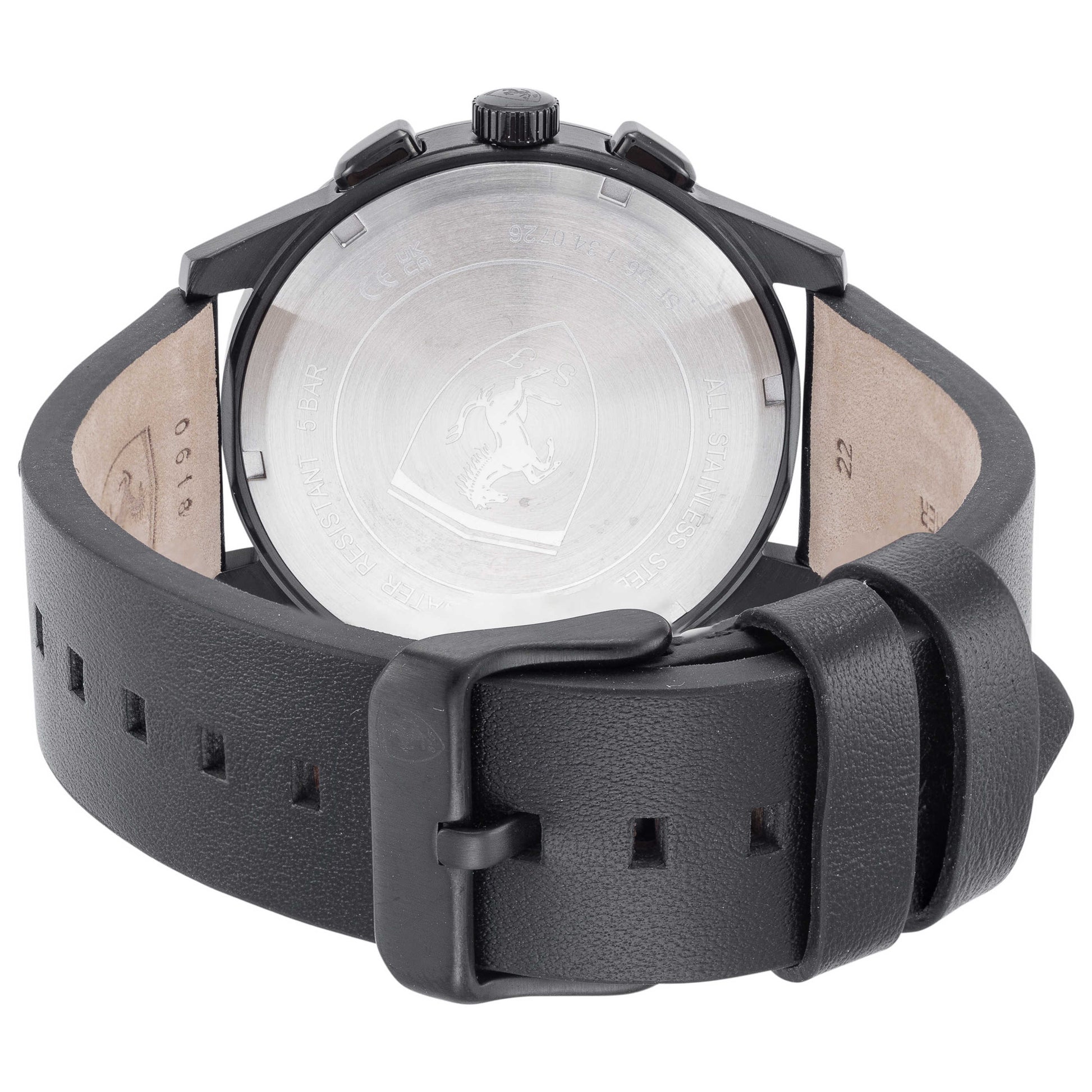 Back view of Scuderia Ferrari Grand Tour Men's Quartz Watch 0830829