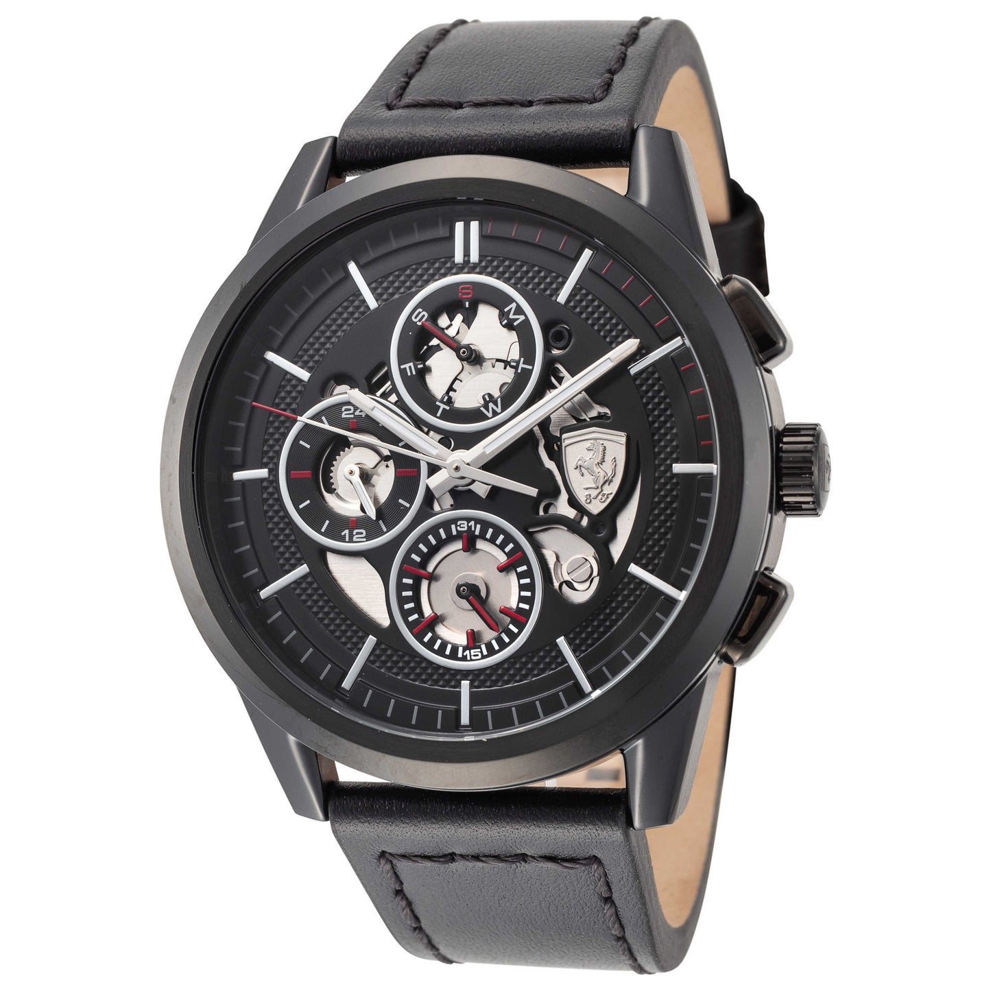 Front view of Scuderia Ferrari Grand Tour Men's Quartz Watch 0830829