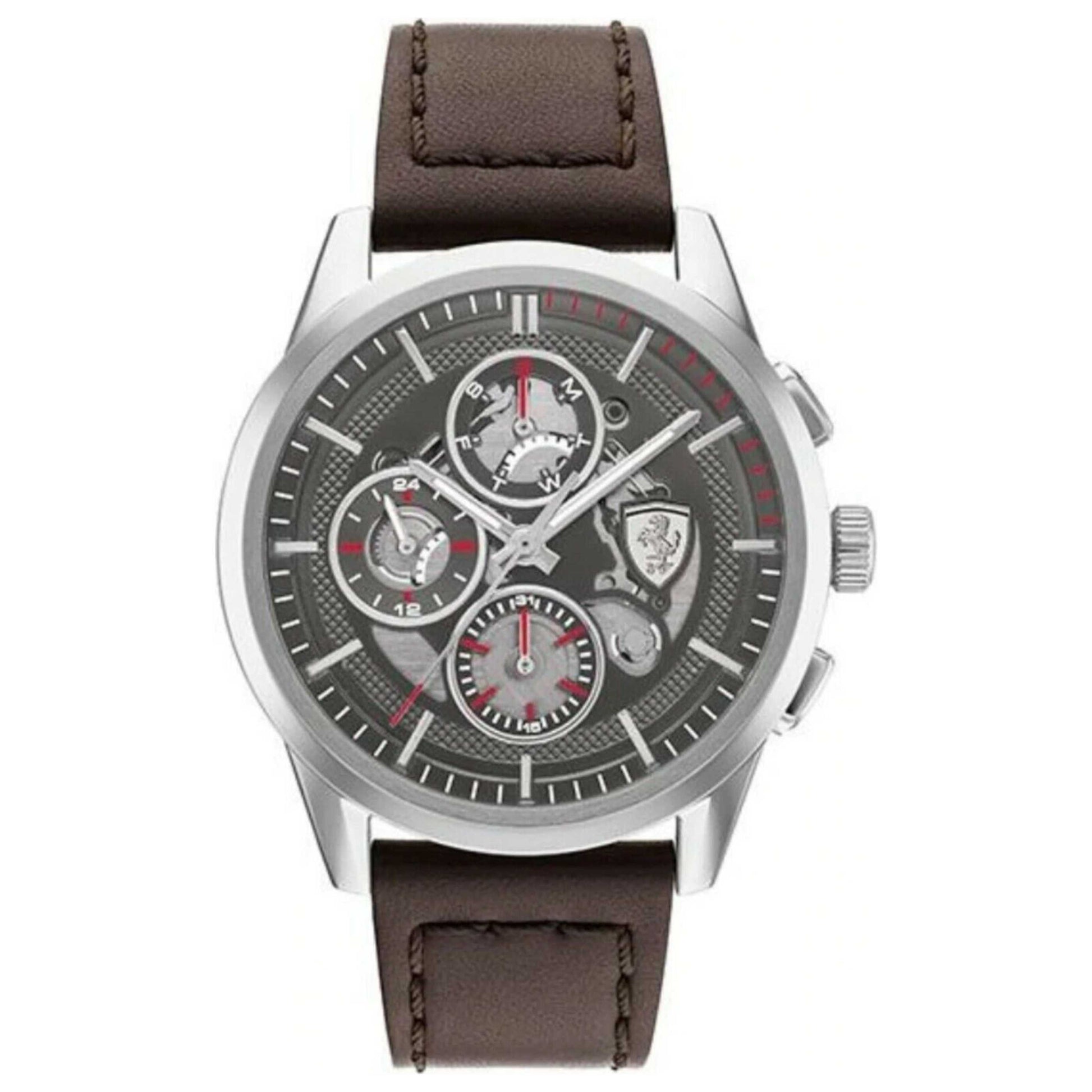 Front view of Scuderia Ferrari Grand Tour Men's Quartz Watch 0830830
