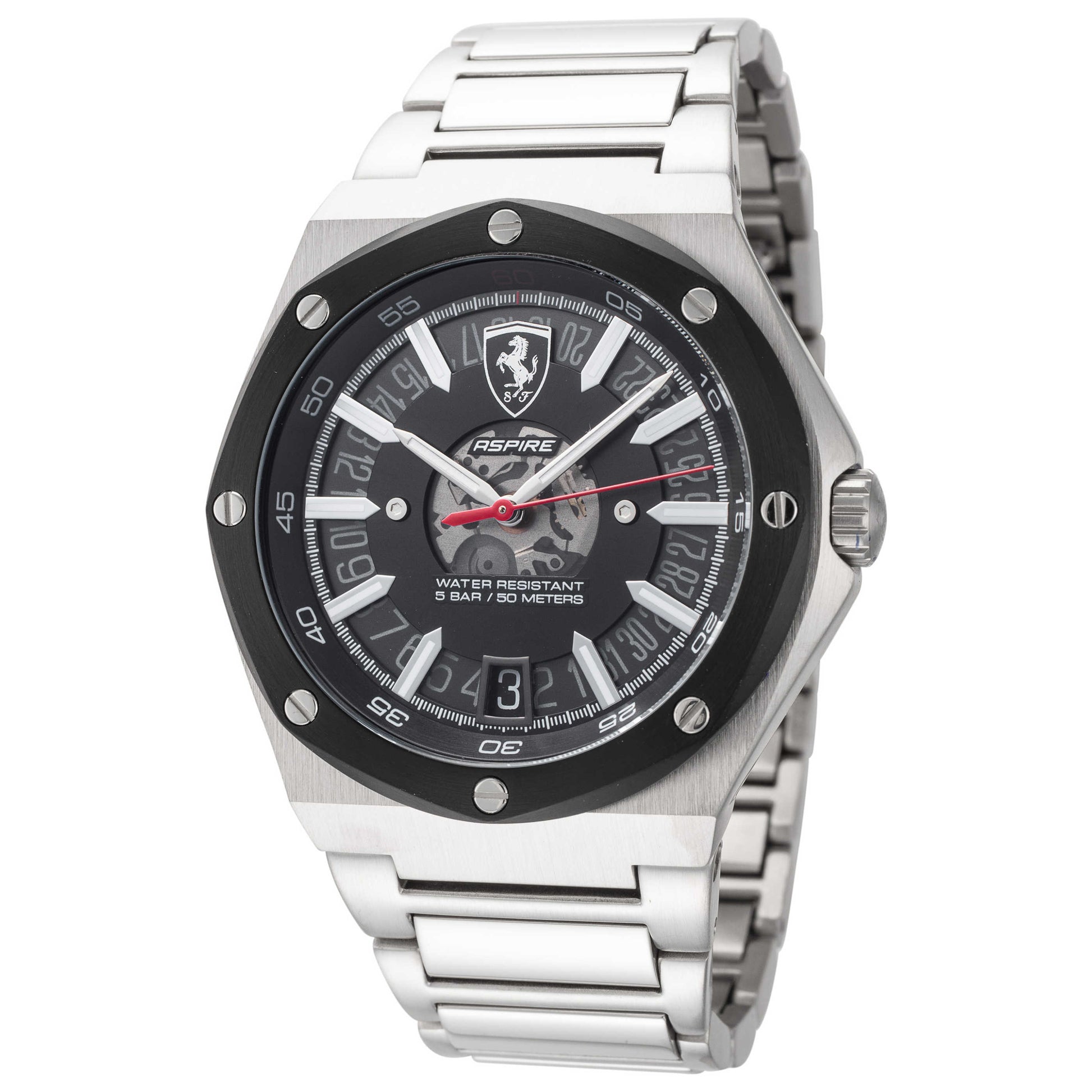 Front view of Scuderia Ferrari Aspire Men's Quartz Watch 0830846