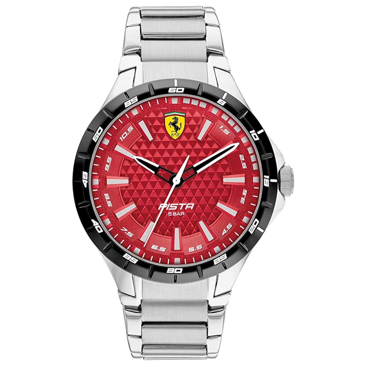 Front view of Scuderia Ferrari Pista Men's Quartz Watch 0830865