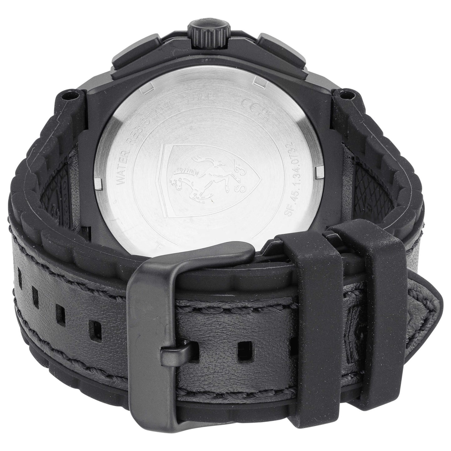 Back view of Scuderia Ferrari Aspire Men's Quartz Watch 0830867