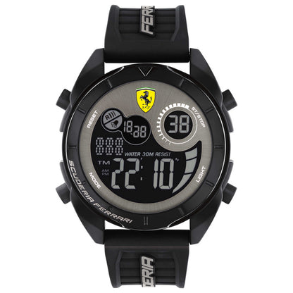 Front view of Scuderia Ferrari Forza Digital Men's Quartz Watch 0830878