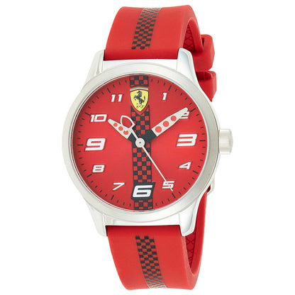 Front view of Scuderia Ferrari Pitlane for Kids Unisex Quartz Watch 0860001