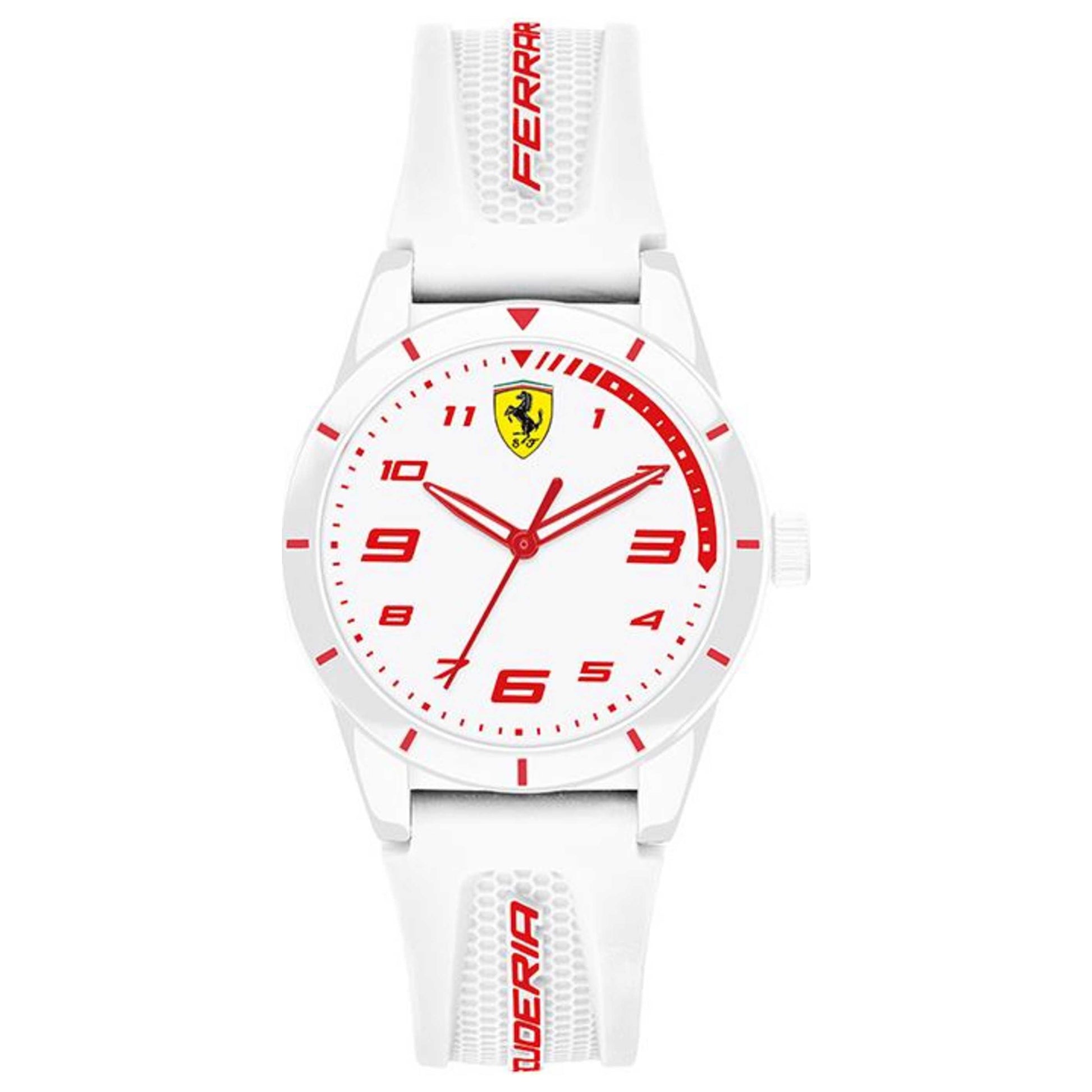 Front view of Scuderia Ferrari Redrev for Kids Unisex Quartz Watch 0860011