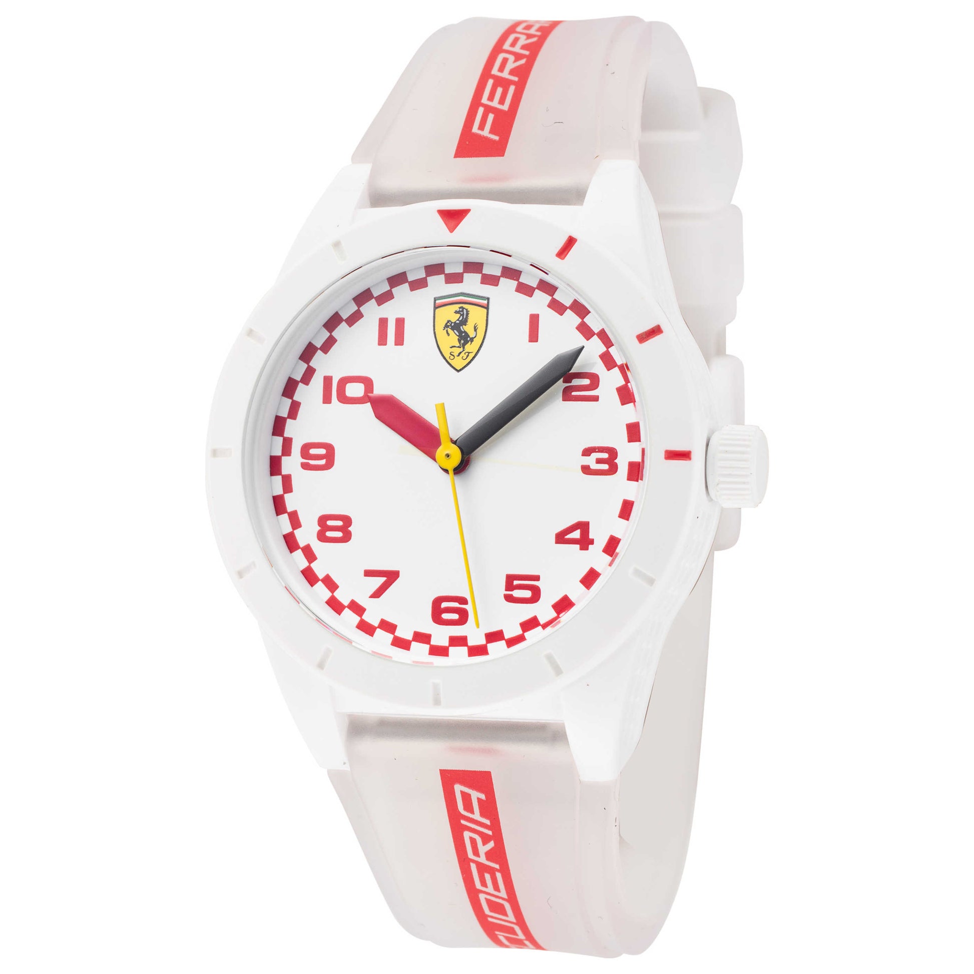 Front view of Scuderia Ferrari Redrev for Kids Unisex Quartz Watch 0860020