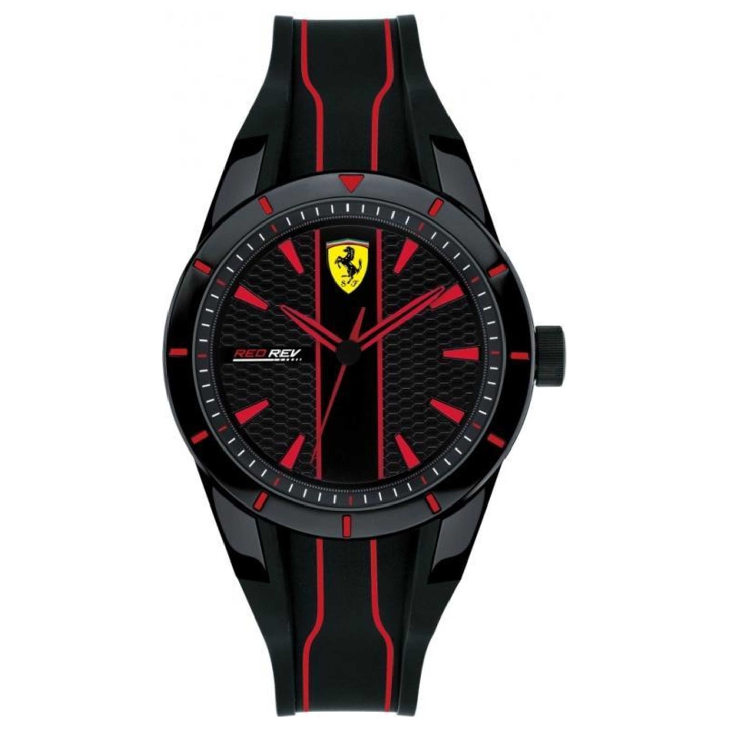 Front view of Scuderia Ferrari Redrev Men's Quartz Watch 0870021