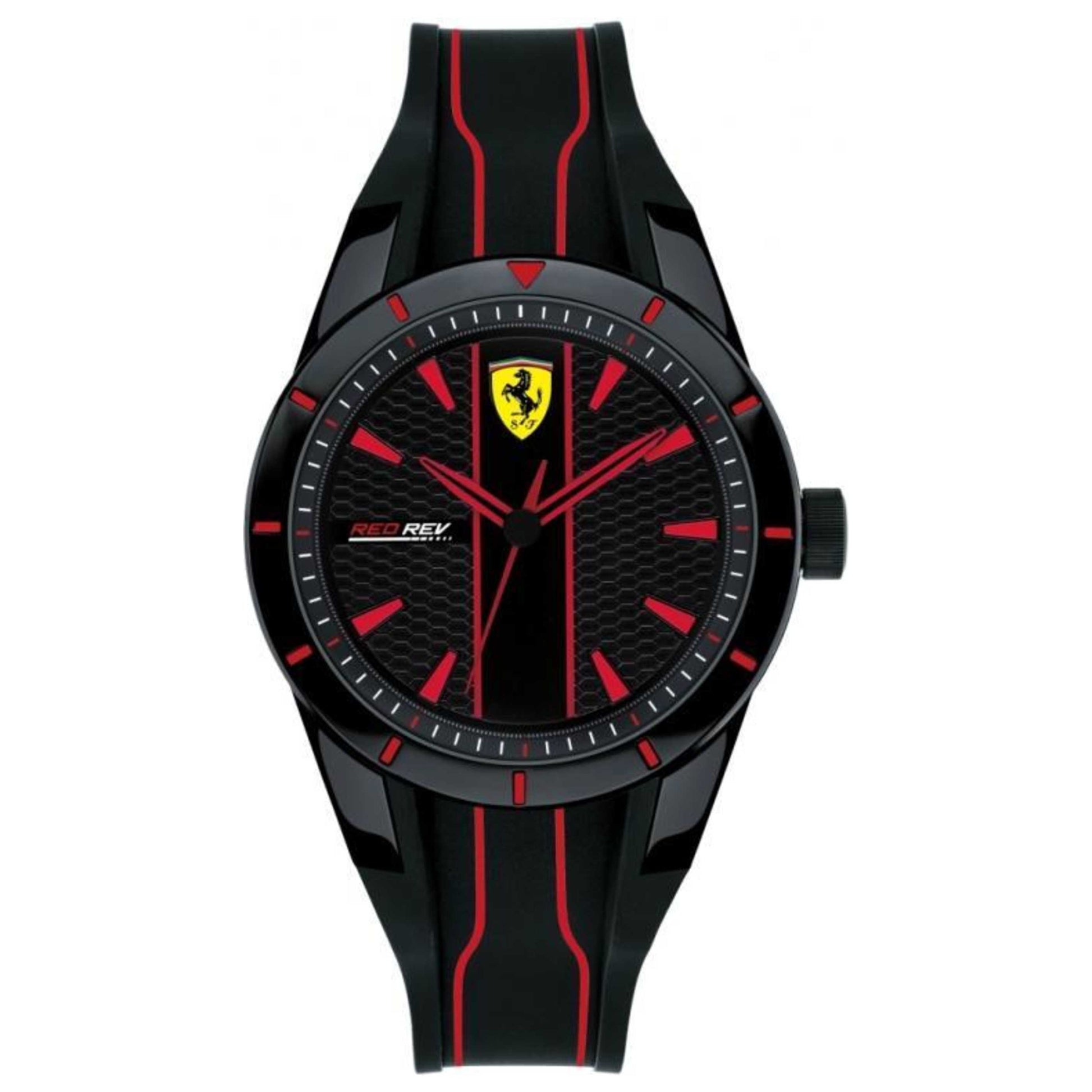 Front view of Scuderia Ferrari Redrev Men's Quartz Watch 0870021