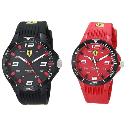 Front view of Scuderia Ferrari Pista Men's Quartz Watch 0870047
