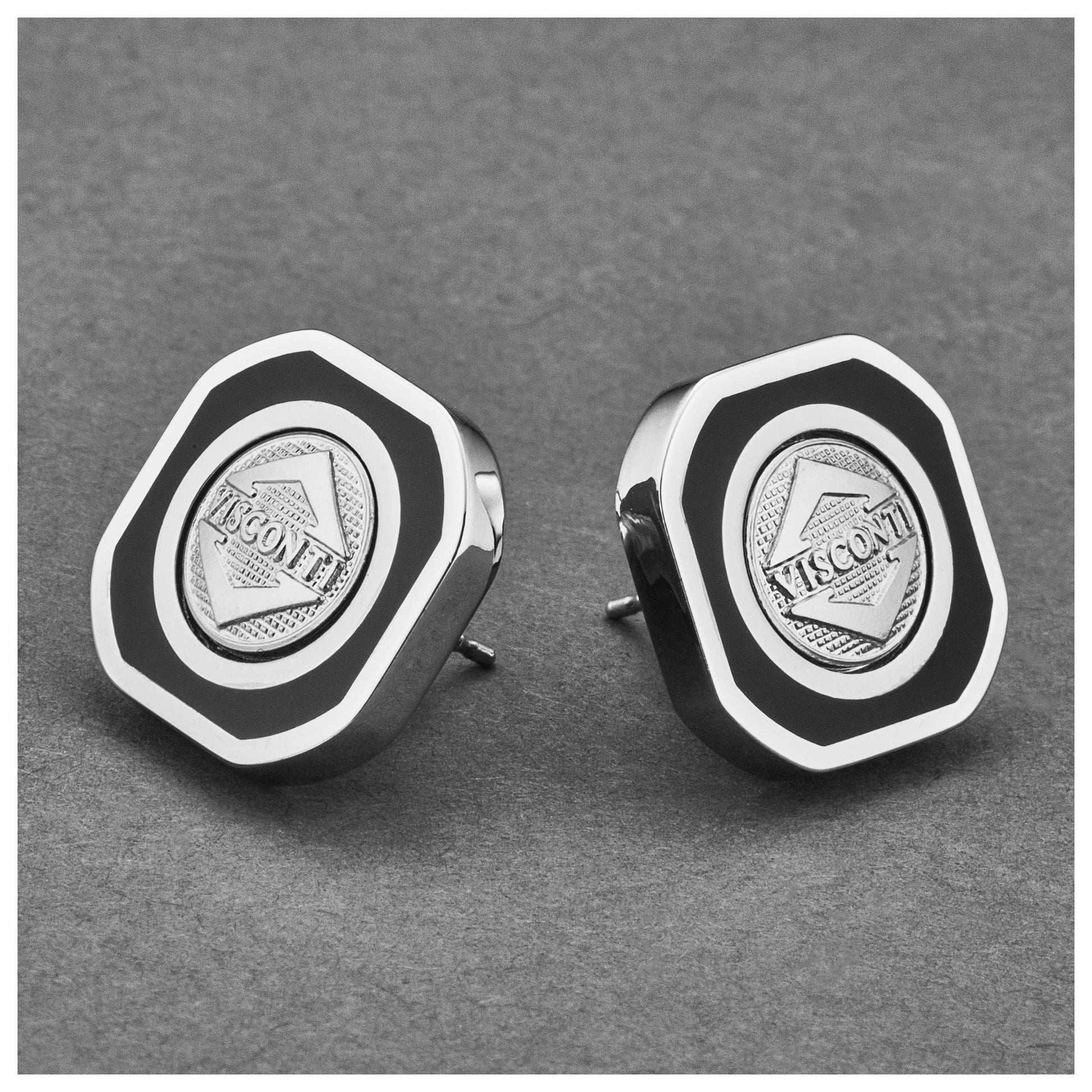 Visconti Squaring the Circle Men's Earrings 0980ESQ001A - Image #4